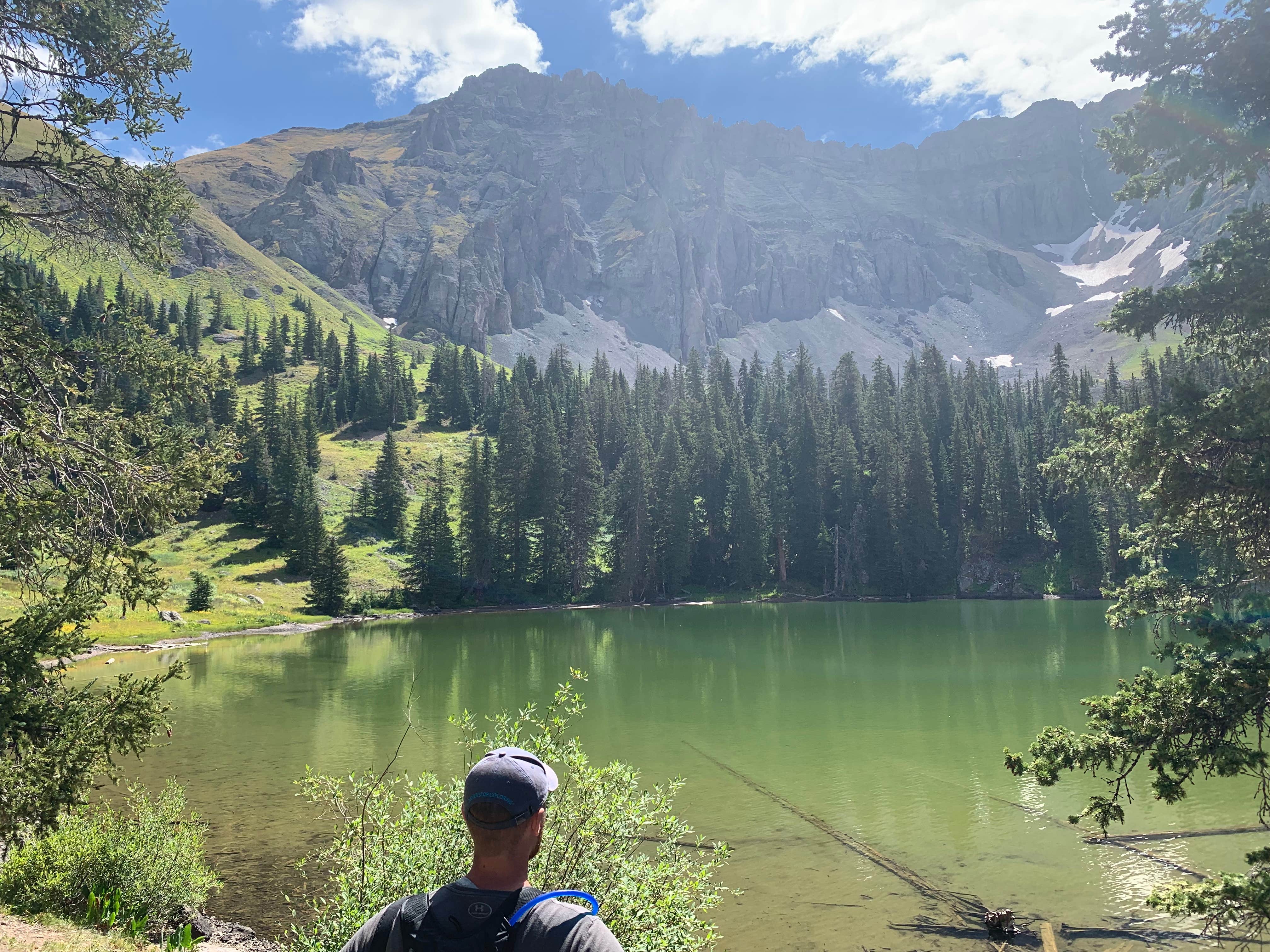 Ethan M.'s photo of a dispersed camping area at Alta Lakes Campground (Dispersed) near Powderhorn, CO