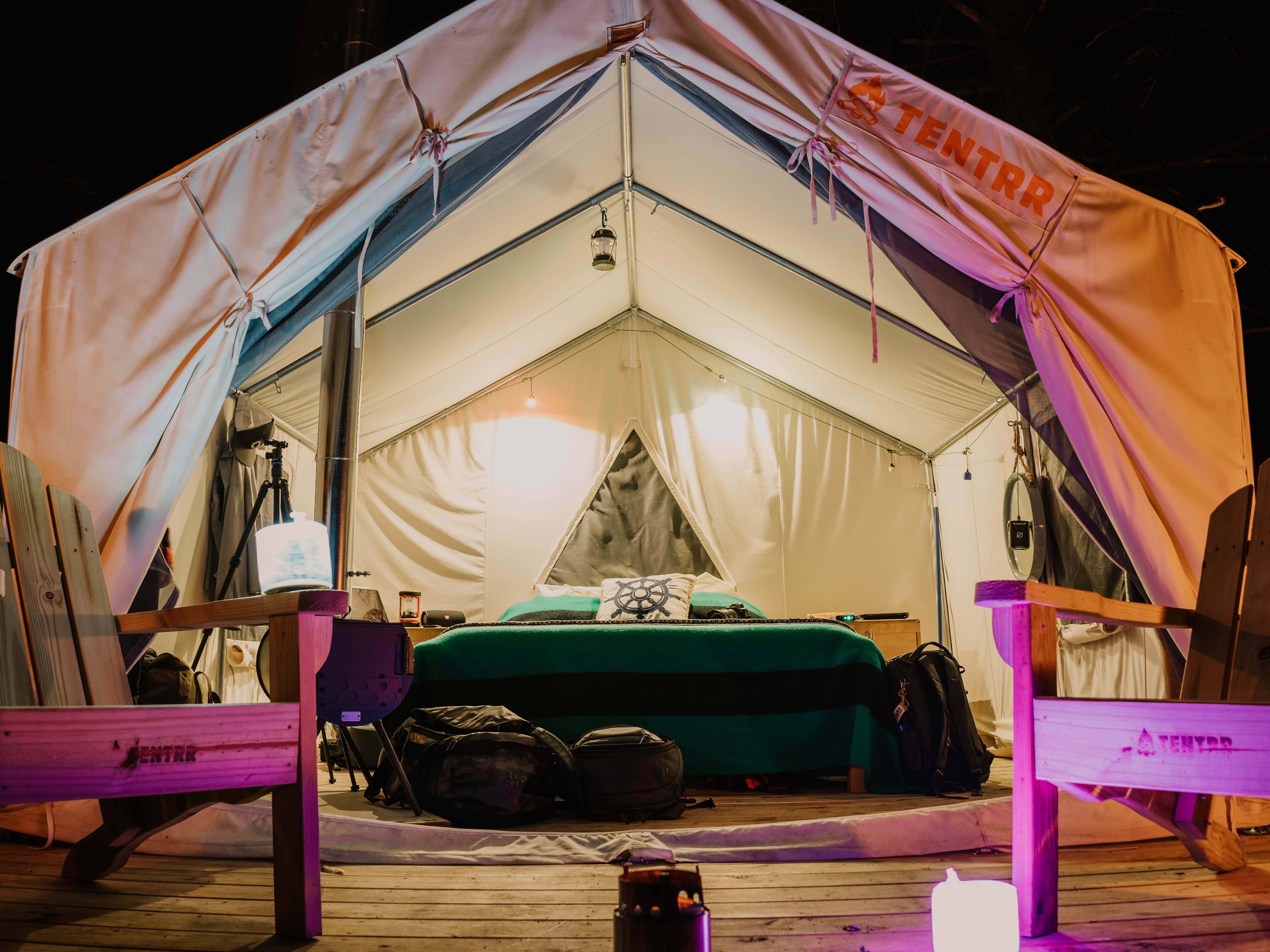 The Dyrt's photo of glamping accommodations at Downing Wood near Stamford, CT