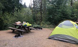 Justin P.'s photo of tent camping at Keenig Creek Campground near Buxton, OR