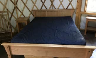 Katie M.'s photo of glamping accommodations at Fairy Stone State Park Campground near Bent Mountain, VA