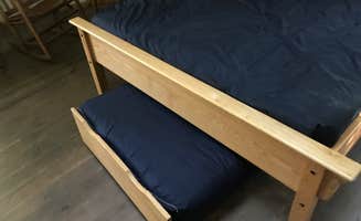 Katie M.'s photo of glamping accommodations at Fairy Stone State Park Campground near Staffordsville, VA