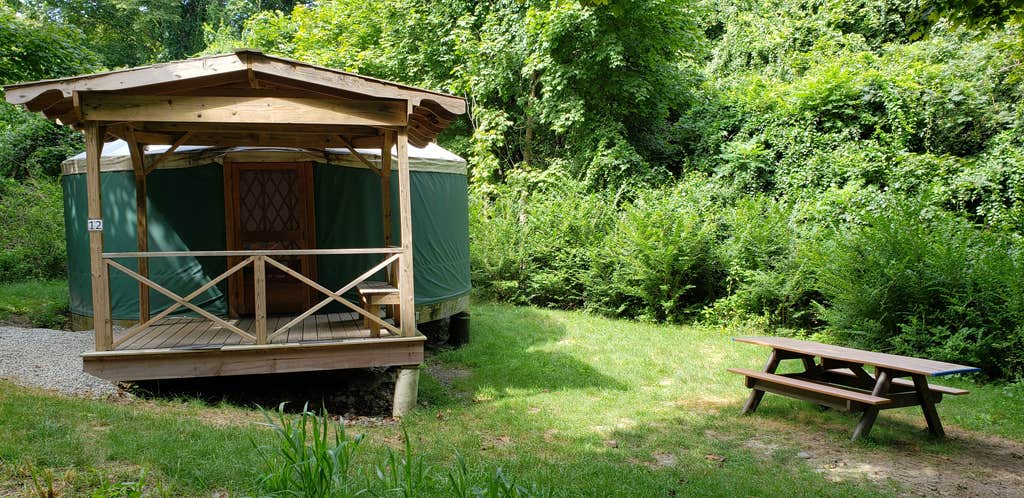 Jean C.'s photo of a cabin at Boston Harbor Islands State Park Campground near Worcester, MA