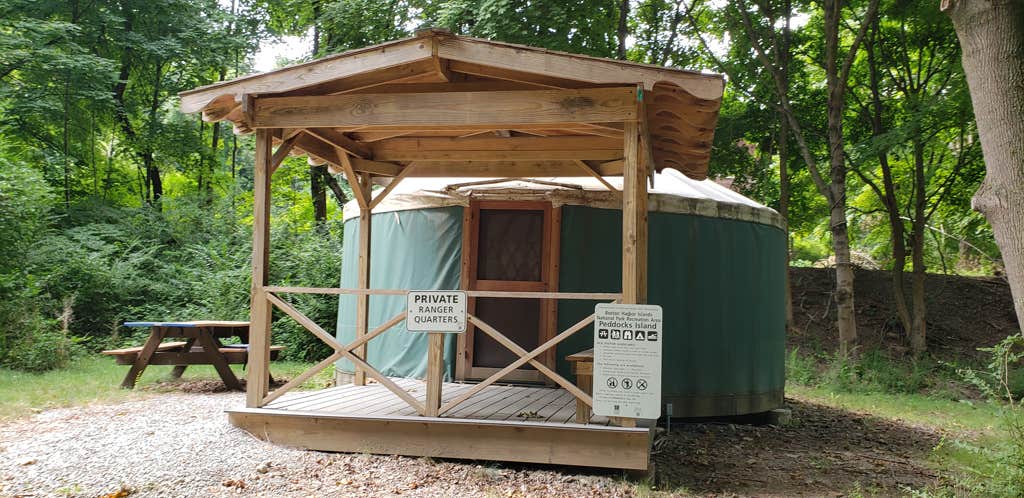 Jean C.'s photo of tent camping at Boston Harbor Islands State Park Campground near Providence, RI