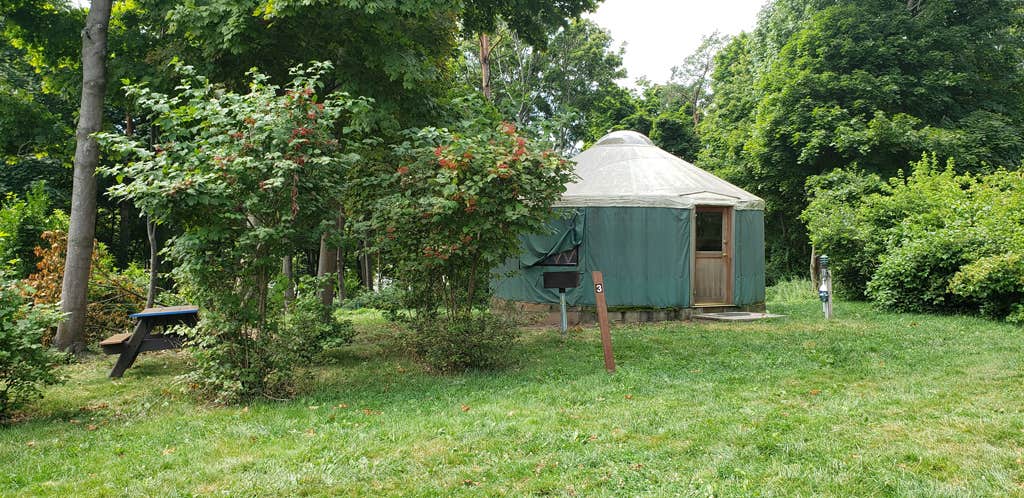 Jean C.'s photo of tent camping at Boston Harbor Islands State Park Campground near Atkinson, NH