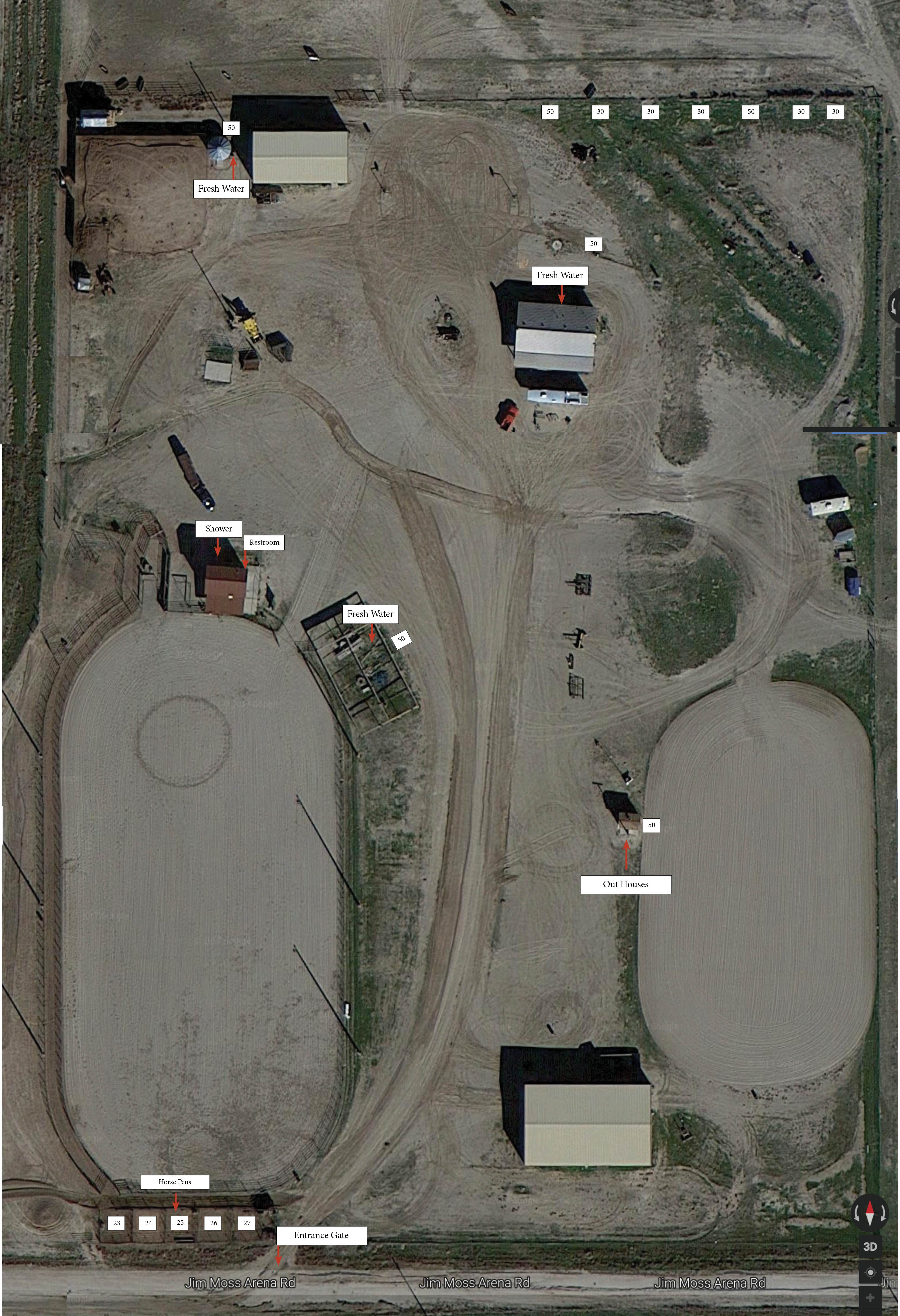 Camper-submitted photo at Jim Moss Arena Campground near Riverton, WY