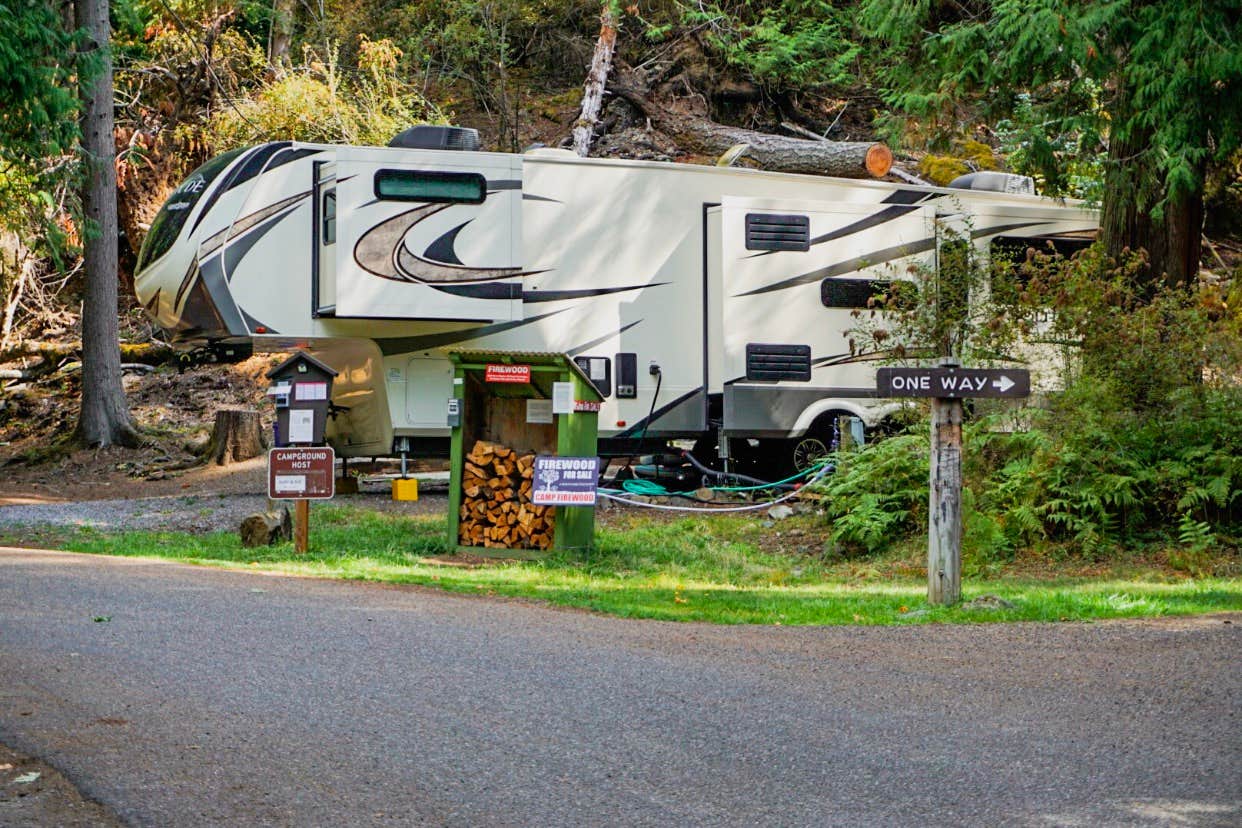 Amanda  W.'s photo of rv camping at Southend Campground — Moran State Park near Point Roberts, WA