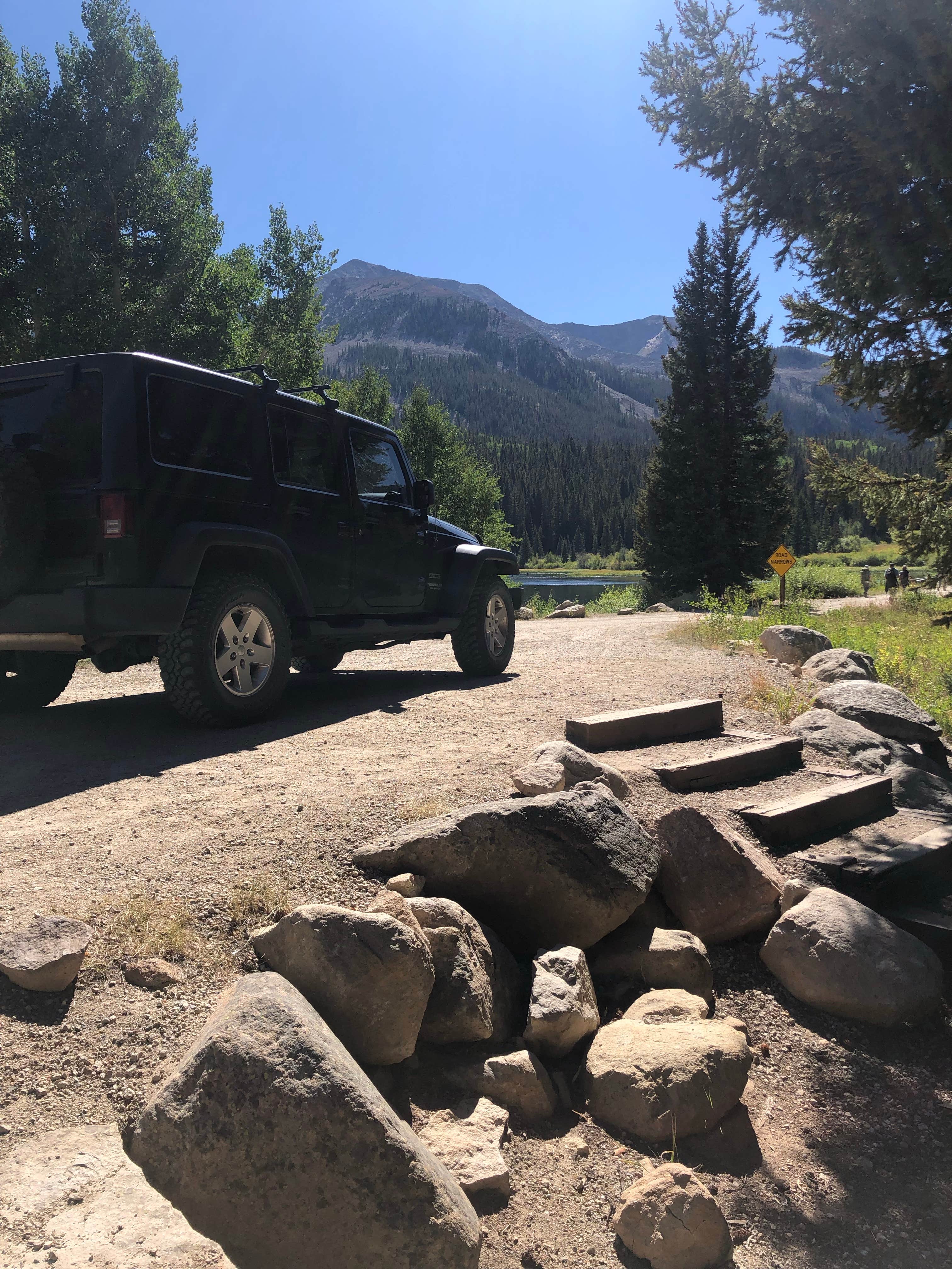View from site 5 fire pit