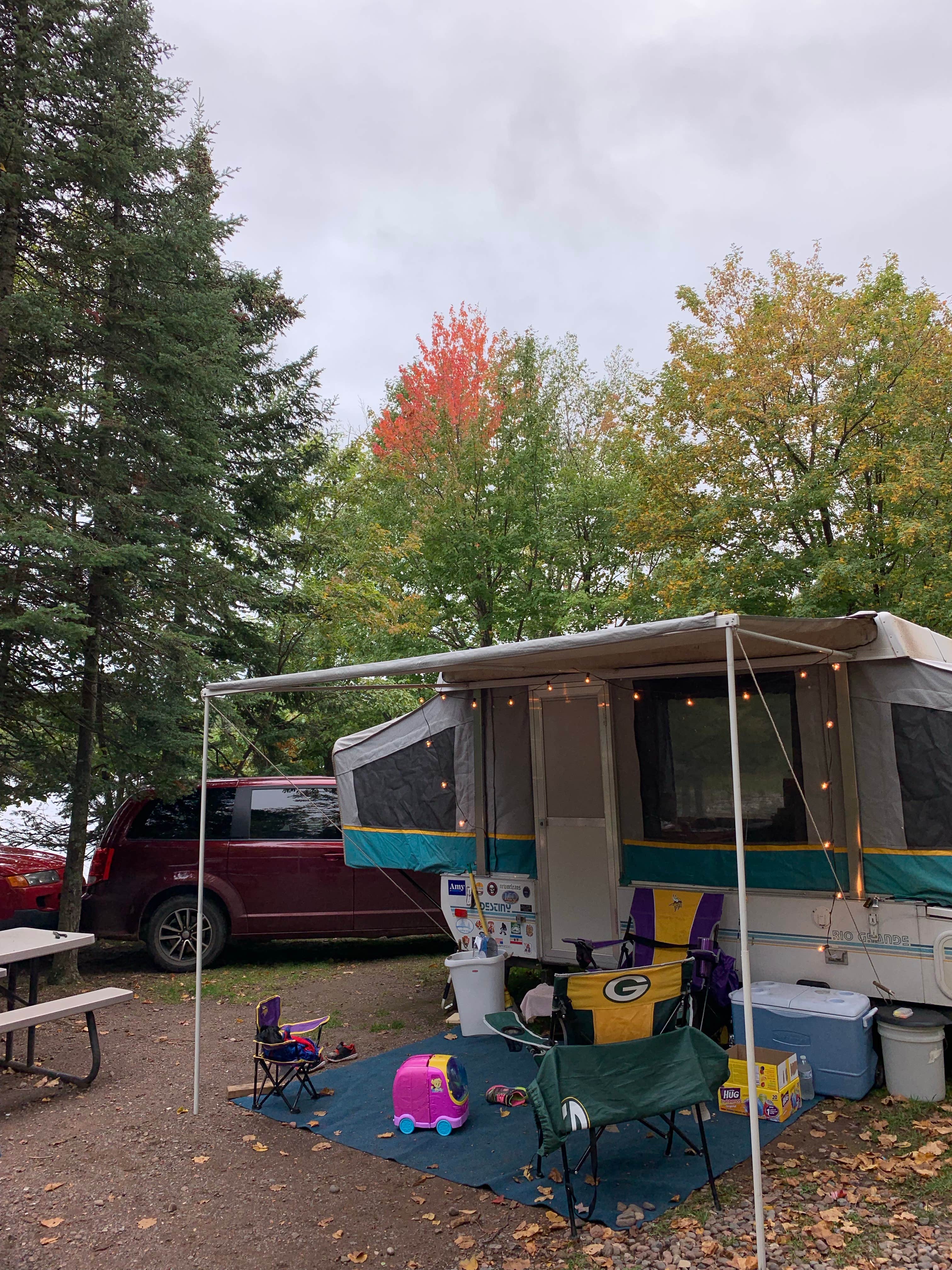 Josh S.'s photo of rv camping at Bent Trout Lake Campground near St. Croix National Scenic Riverway