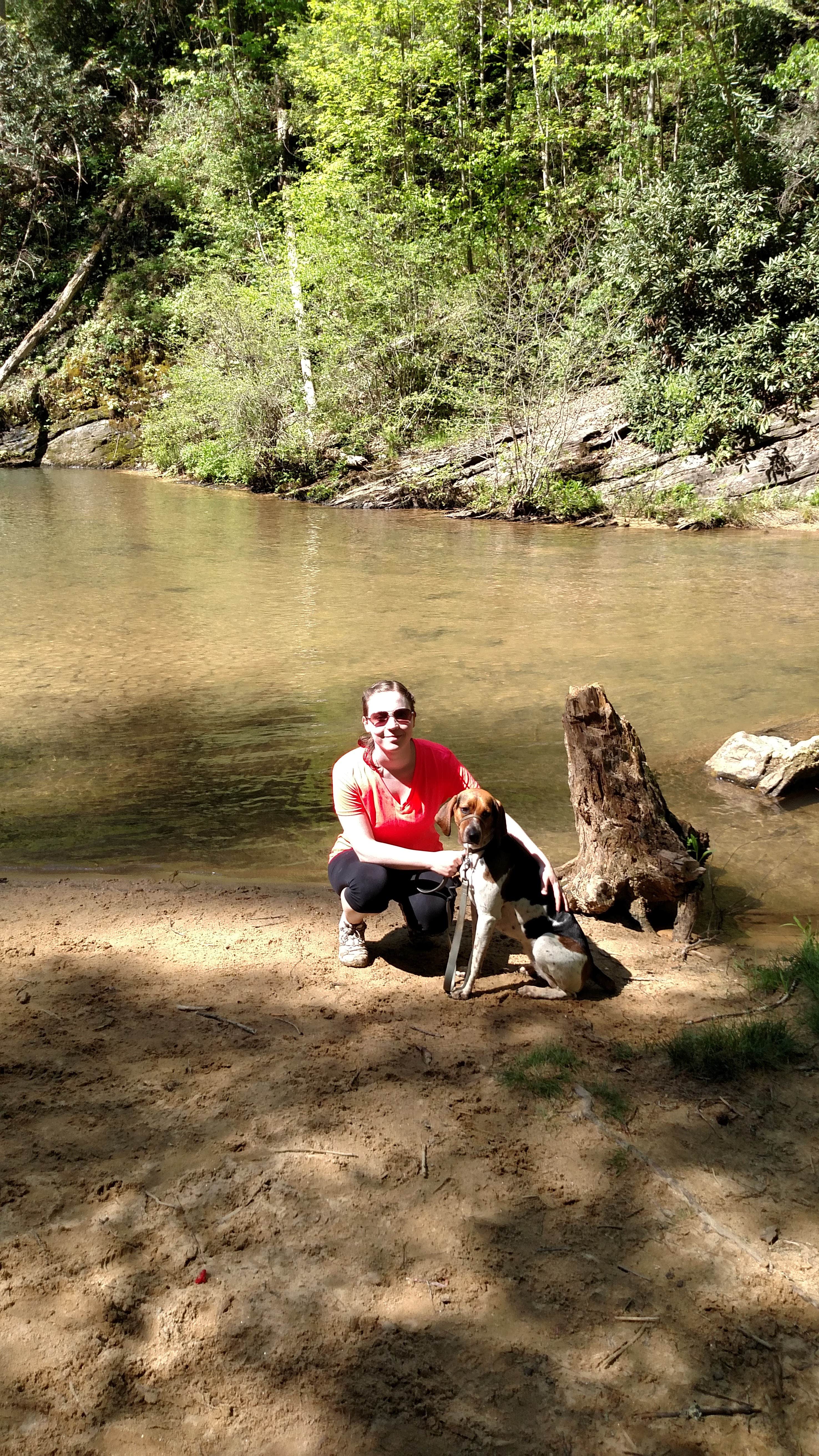 John W.'s photo of camping with pets at Panther Creek Recreation Area Camping in Georgia