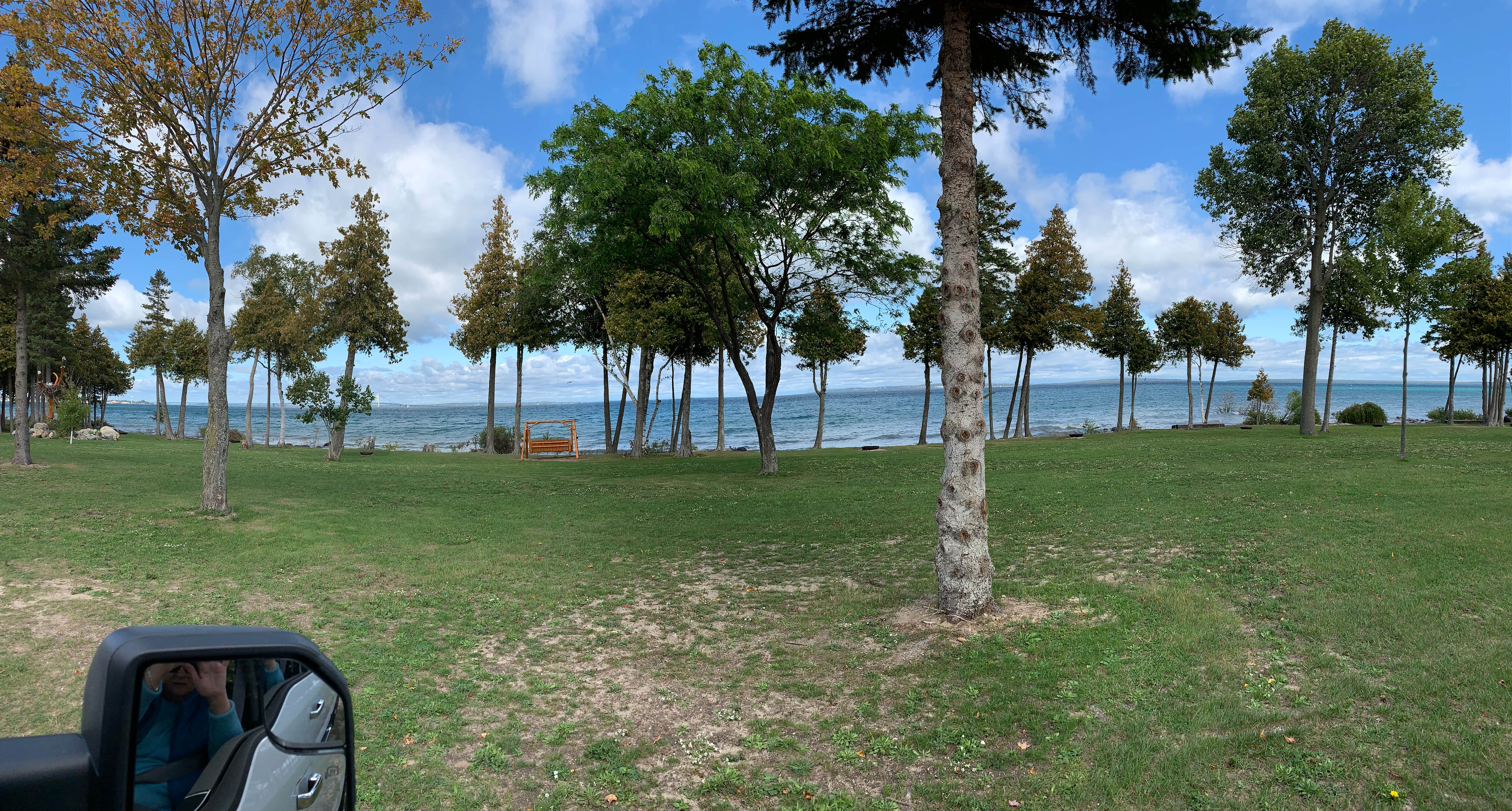 A mile of beach along Lake Huron. Fire pits for making a fire ... bring your chairs and relax to the sound of the water. Clean Campground.  Friendly people. Rules for everyone. Very accommodating staff.  Loved it here last weekend. Will definitely be coming back.  Thanks again.