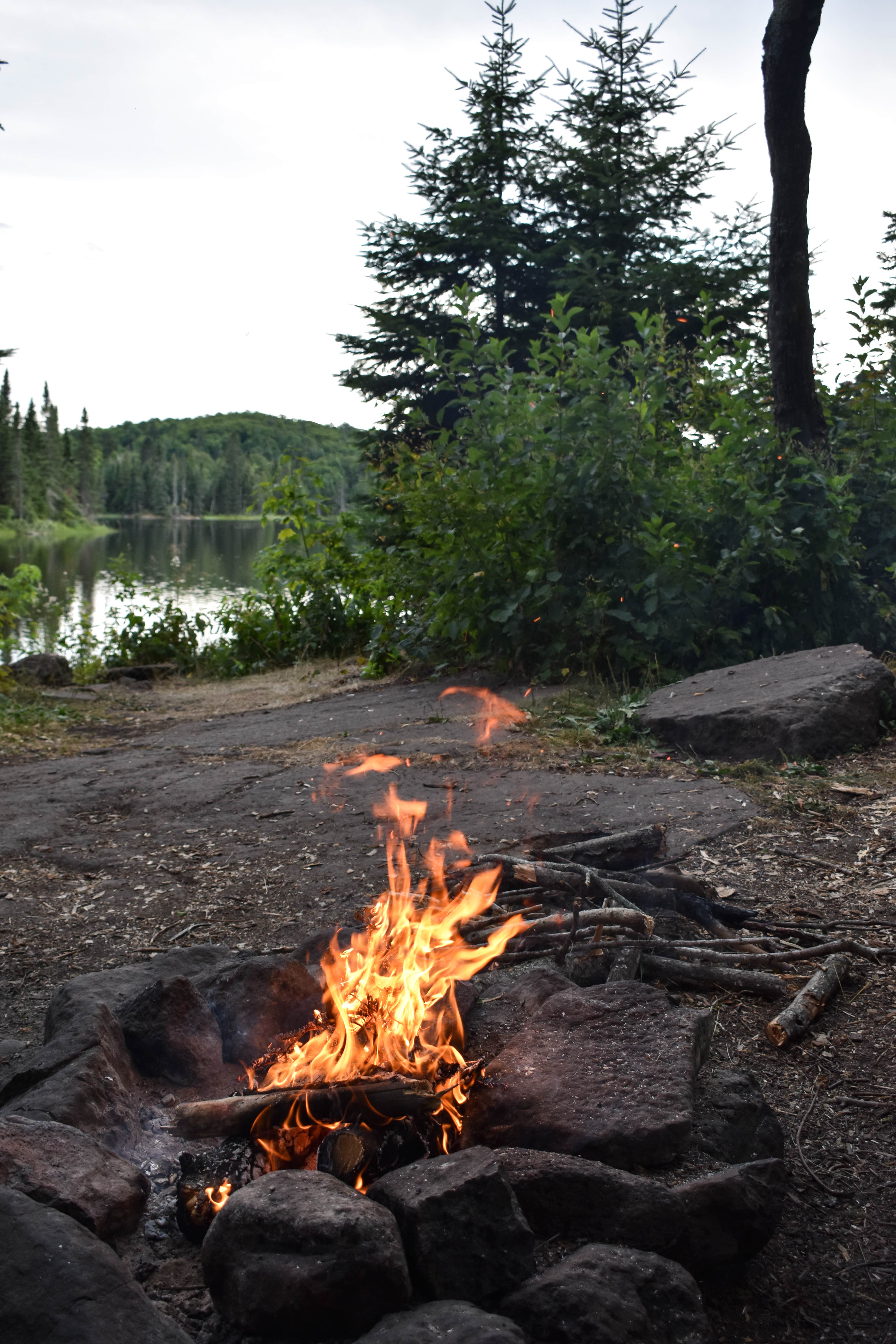 Camper submitted image from East Lake Agnes Campsites - 1