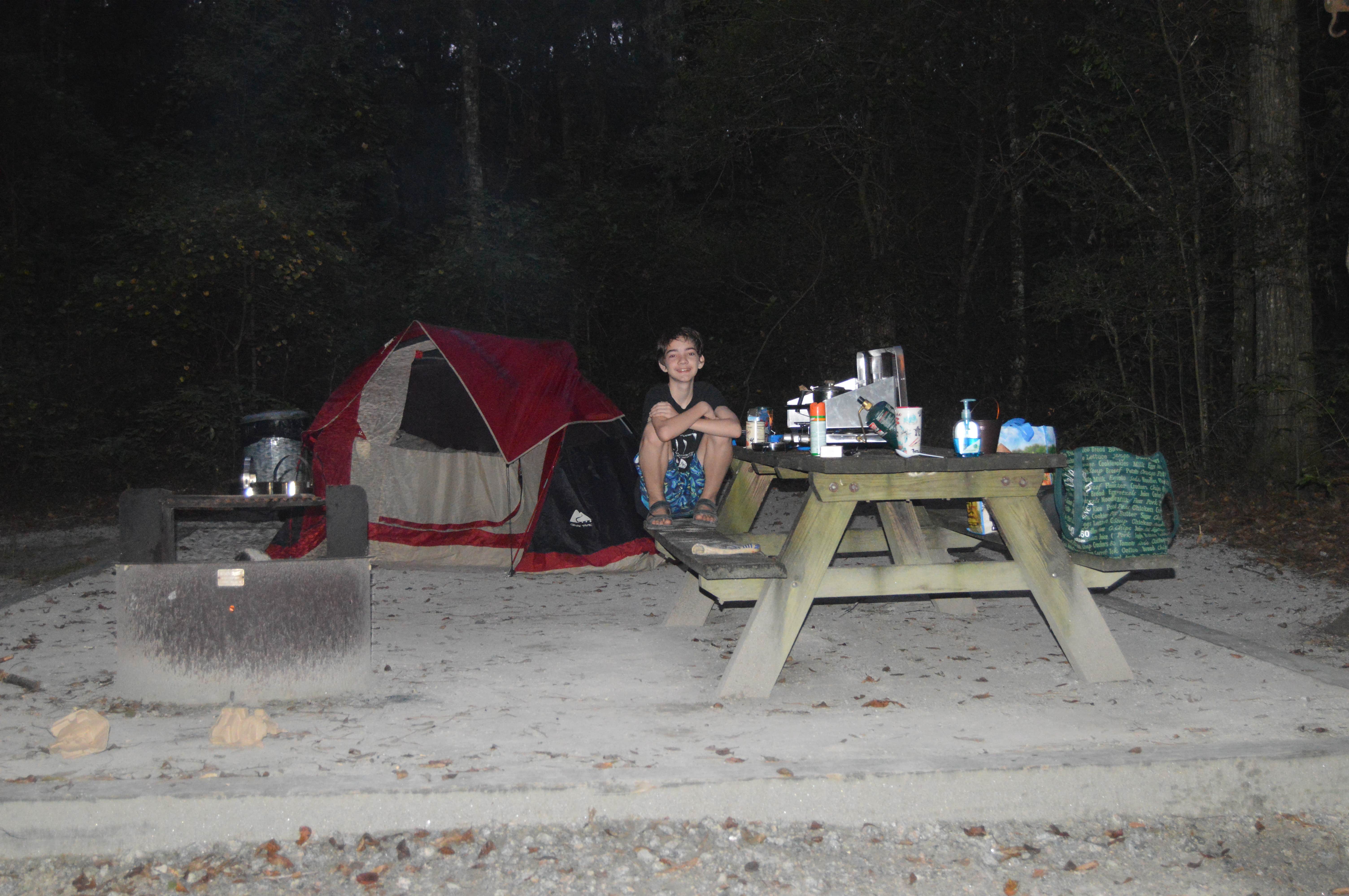 Michael B.'s photo of tent camping at Princess Ann — Lumber River State Park near Supply, NC
