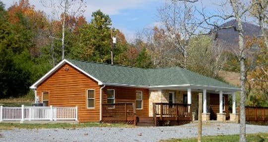 Annette K.'s photo of glamping accommodations at #1 Rock Tavern River Kamp near Cross Junction, VA