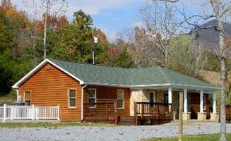 Annette K.'s photo of glamping accommodations at #1 Rock Tavern River Kamp near Front Royal, VA