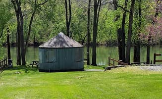 Annette K.'s photo of tent camping at #1 Rock Tavern River Kamp near Middletown, VA