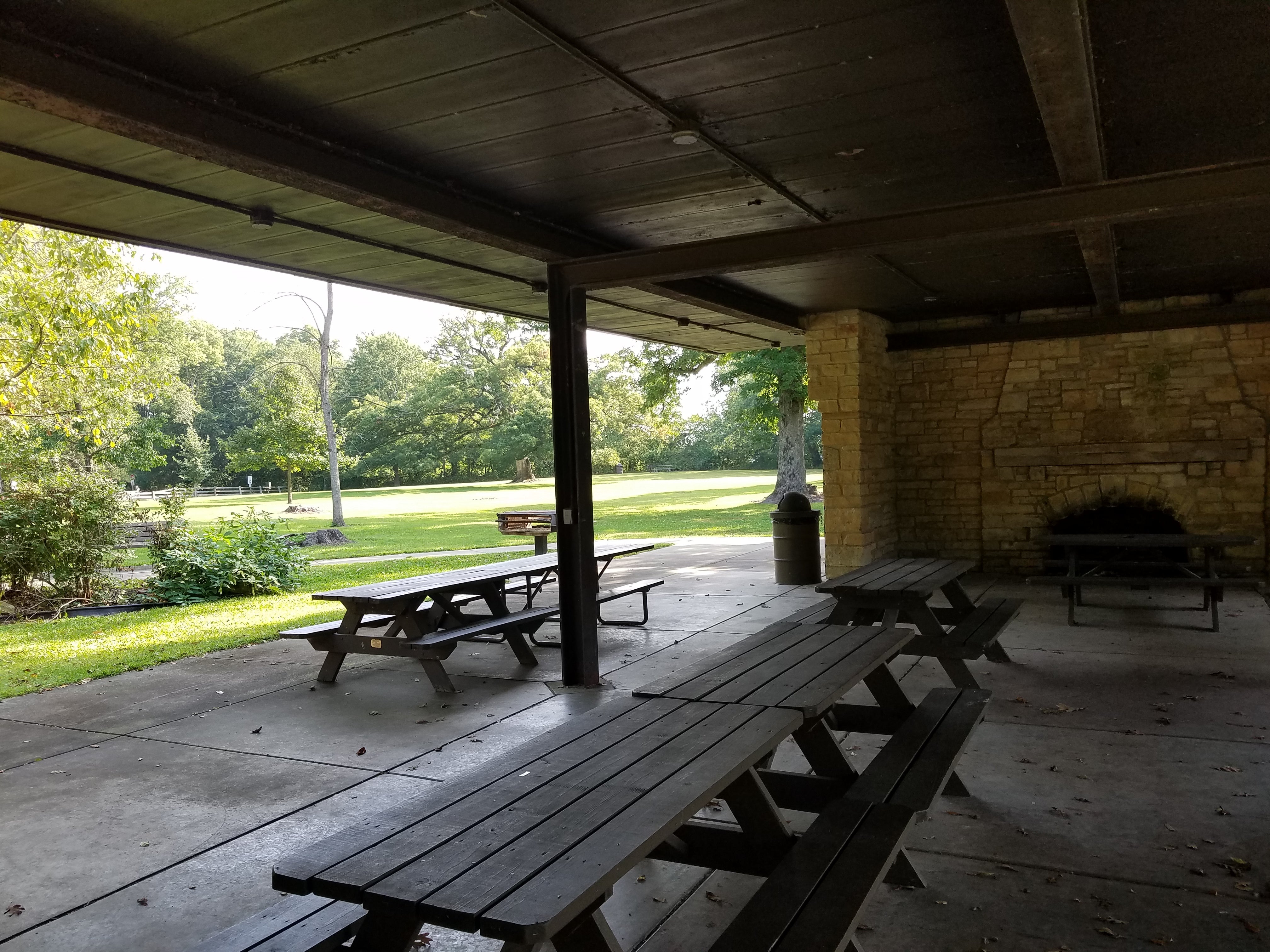 Sheltered picnic area