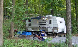 Camping near Greystone Manor Backyard Camping: The Loose Caboose Campground, Georgetown, Pennsylvania