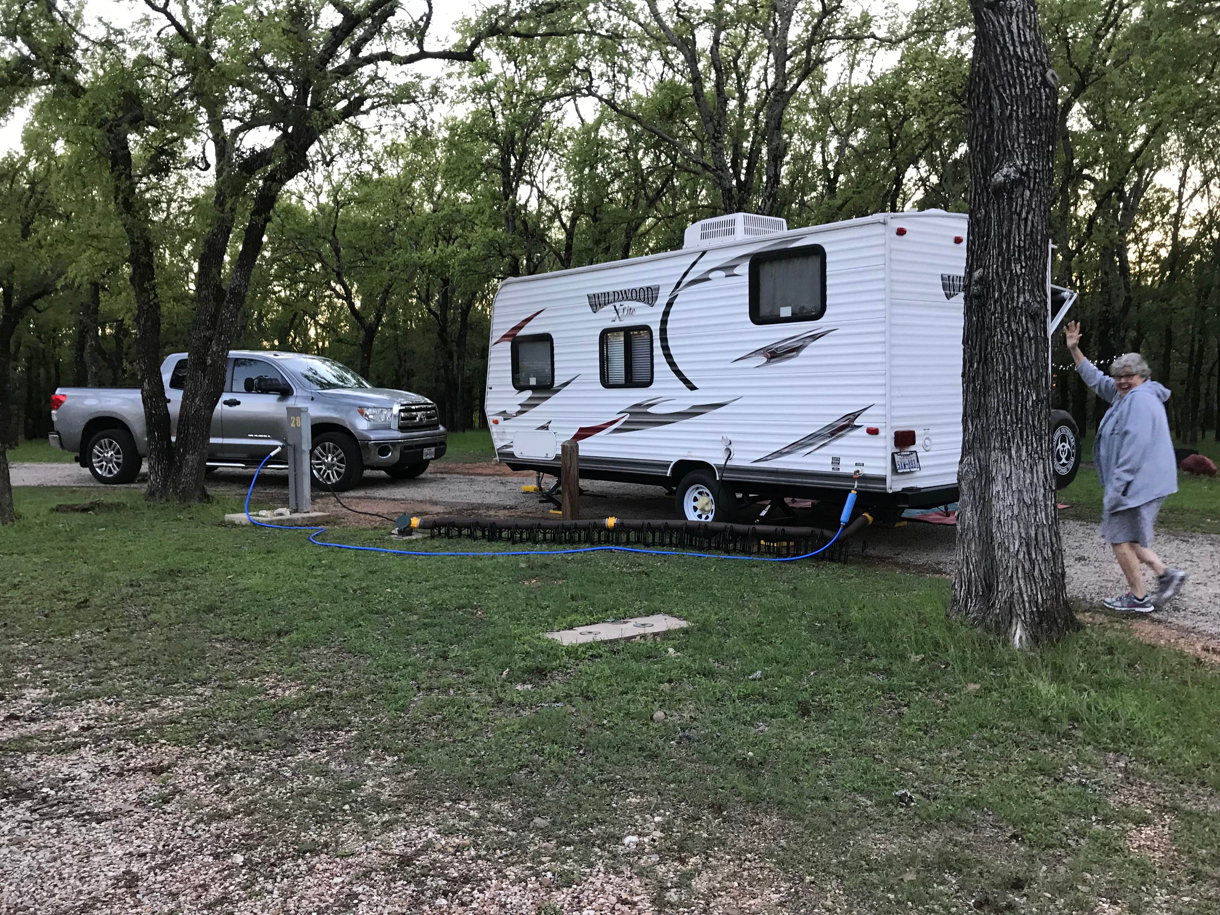Tammie L.'s photo of rv camping at Lake Whitney State Park Campground near Whitney, TX