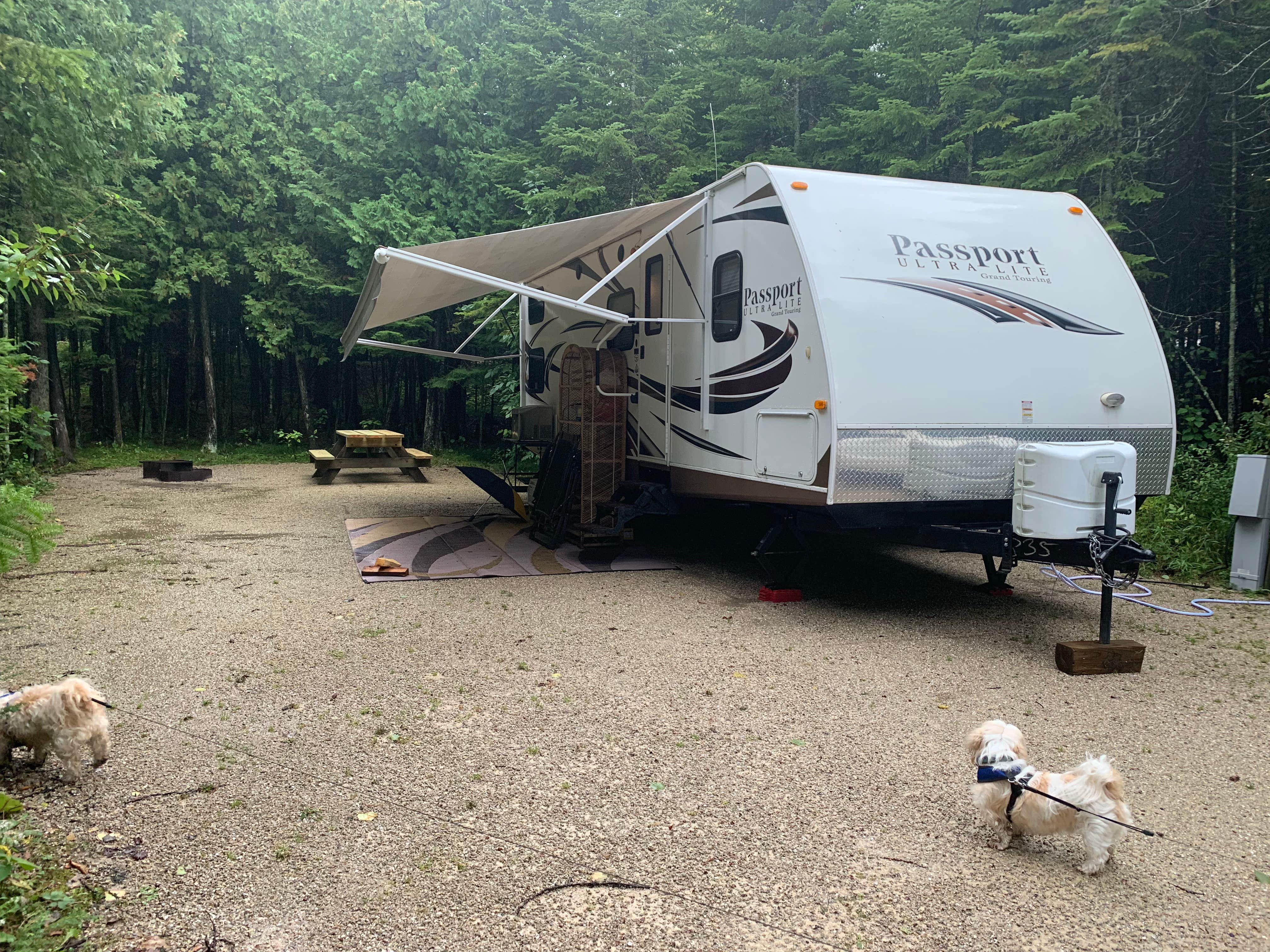 Gerald B.'s photo of rv camping at Wagon Trail Campground near Ephraim, WI