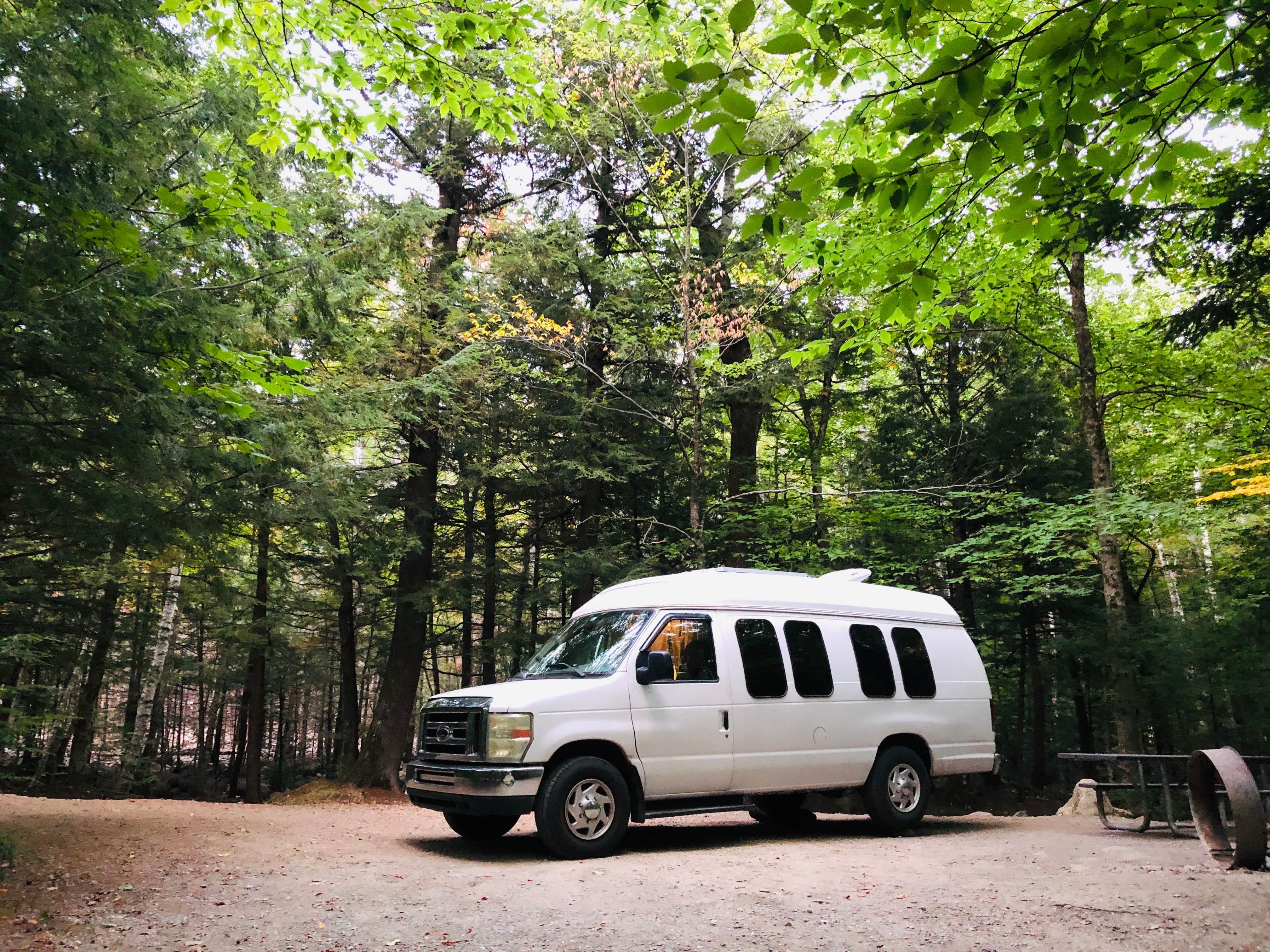 Rebecca A.'s photo of rv camping at Dry River Campground — Crawford Notch State Park near Chatham, NH