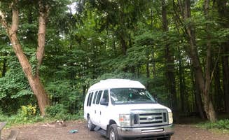 Rebecca A.'s photo of rv camping at Green Lakes State Park Campground near Blodgett Mills, NY