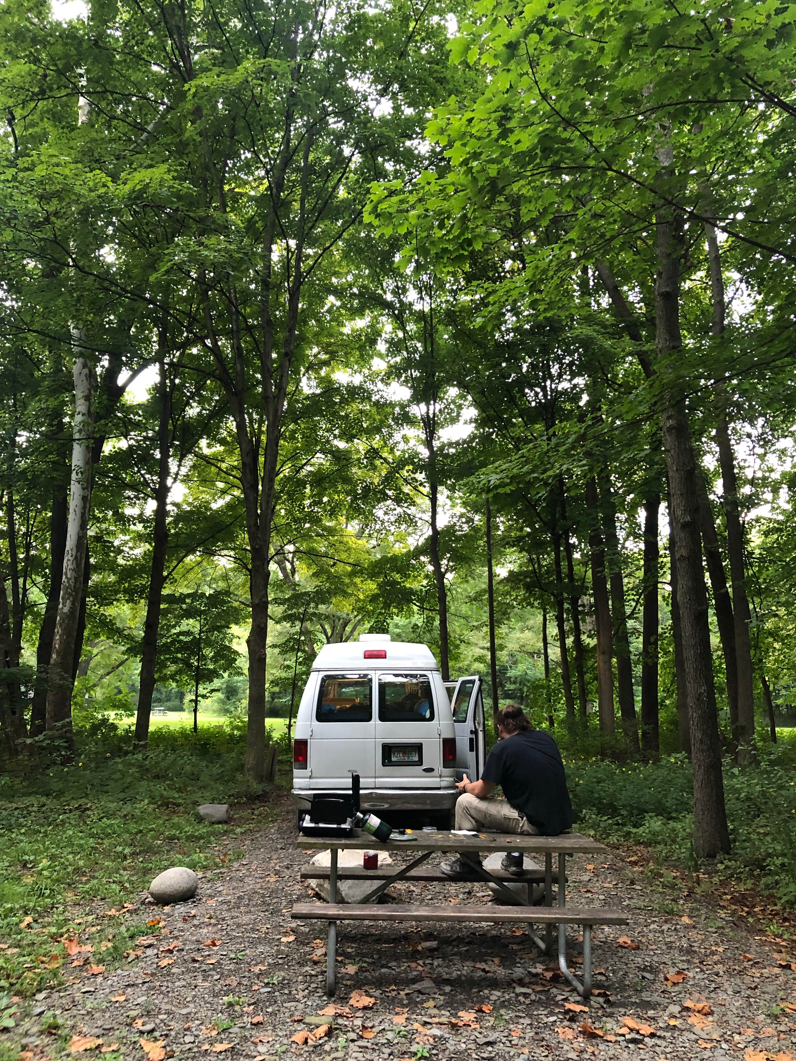 Rebecca A.'s photo of rv camping at Robert H. Treman State Park Campground near Alpine, NY