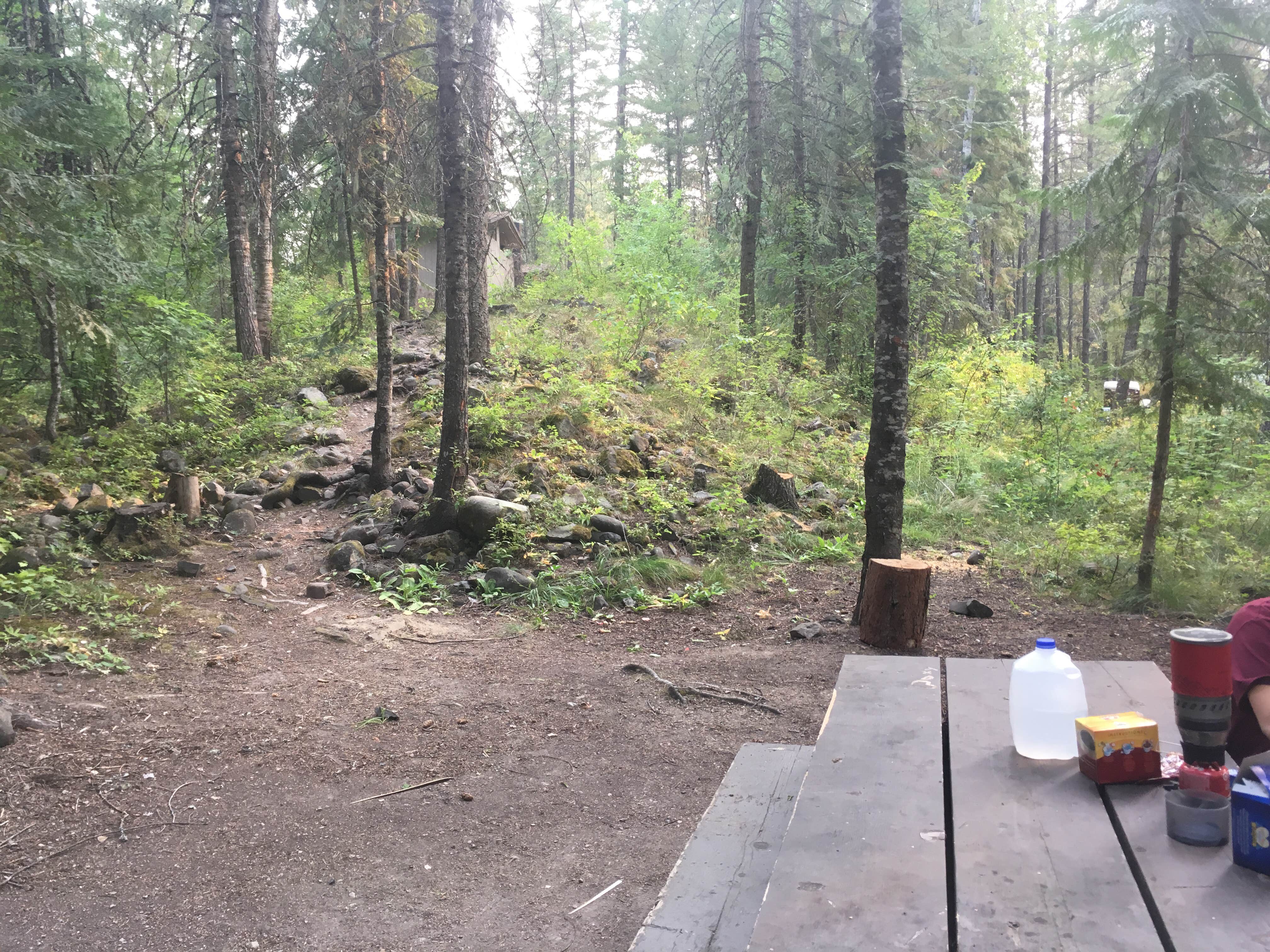 Camper-submitted photo at Yaak Falls Campground near Eureka, MT