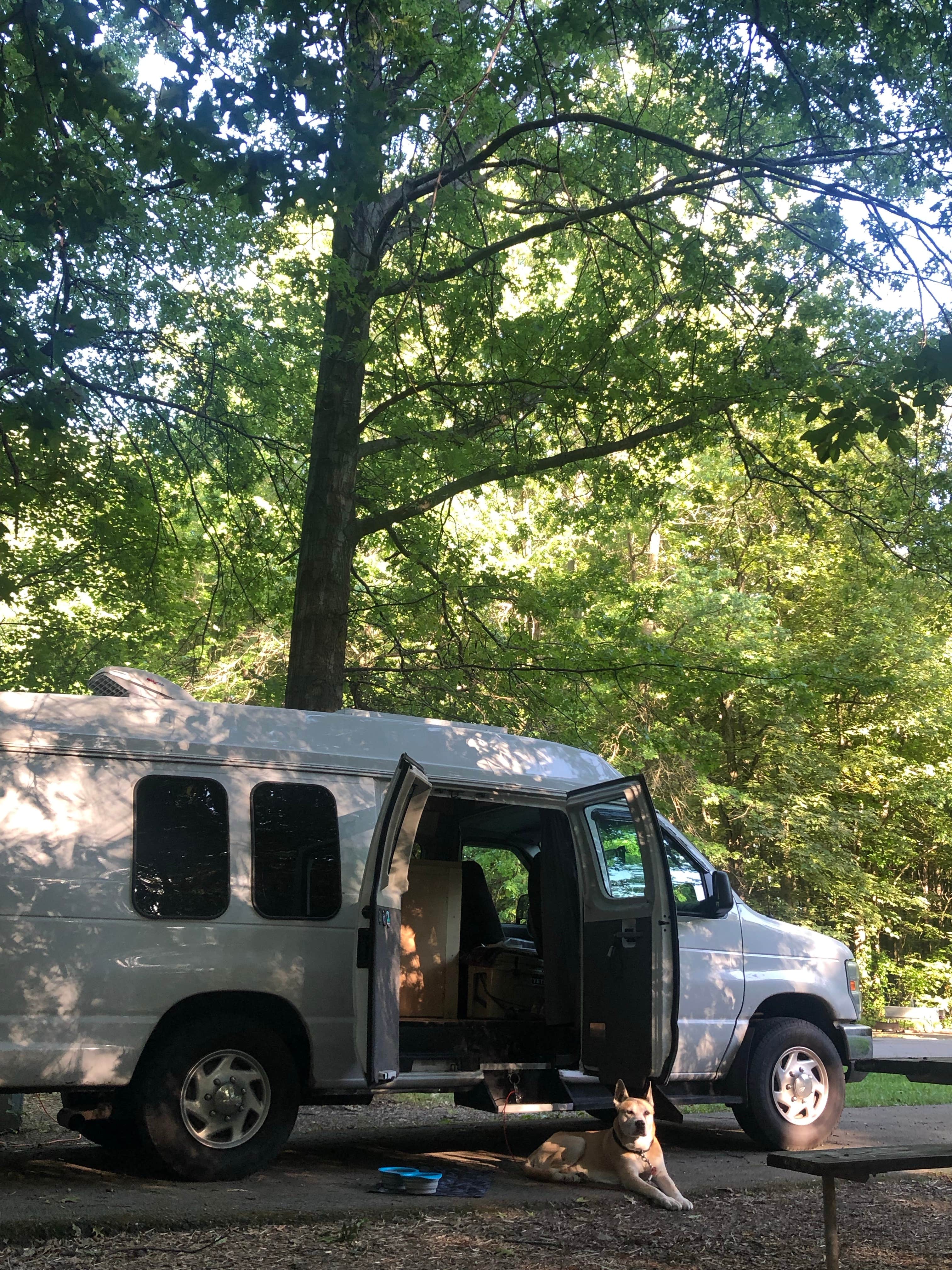 Rebecca A.'s photo of rv camping at Geneva State Park Campground near Geneva-on-the-Lake, OH