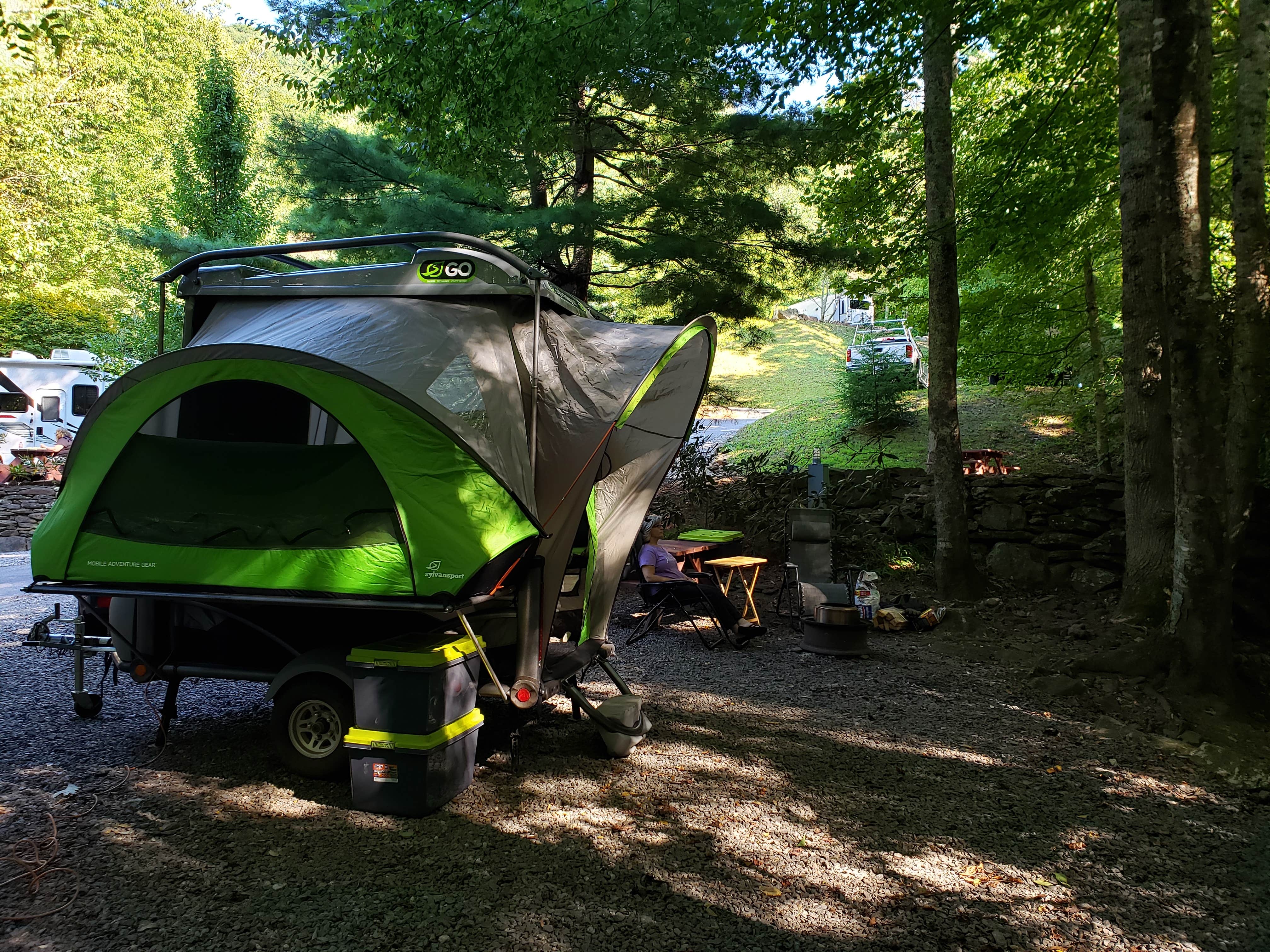Rodney C.'s photo at Mama Gertie's Hideaway Campground near Biltmore Forest, NC