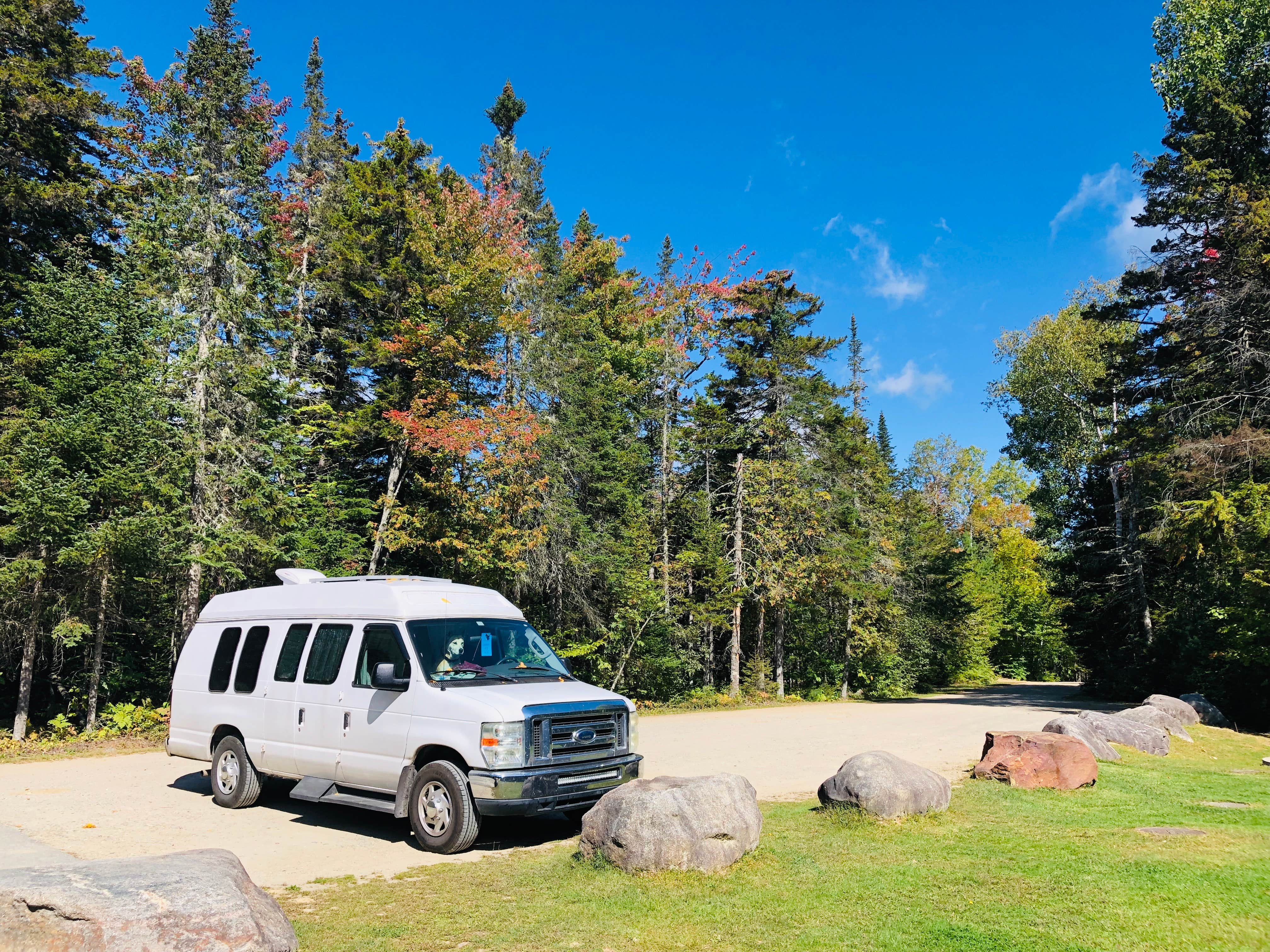 Rebecca A.'s photo of rv camping at Mount Blue State Park Campground near Kingfield, ME