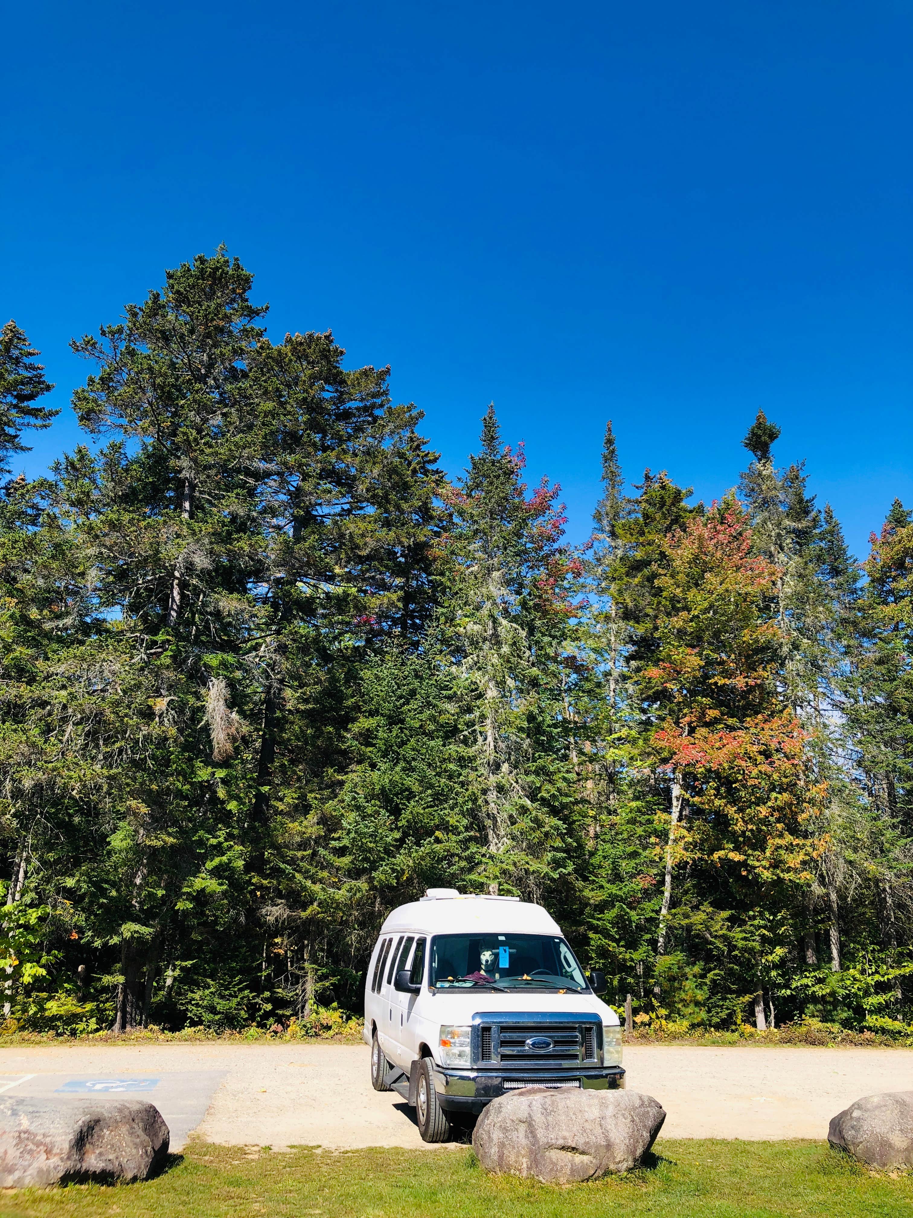 Rebecca A.'s photo of rv camping at Mount Blue State Park Campground near Phillips, ME