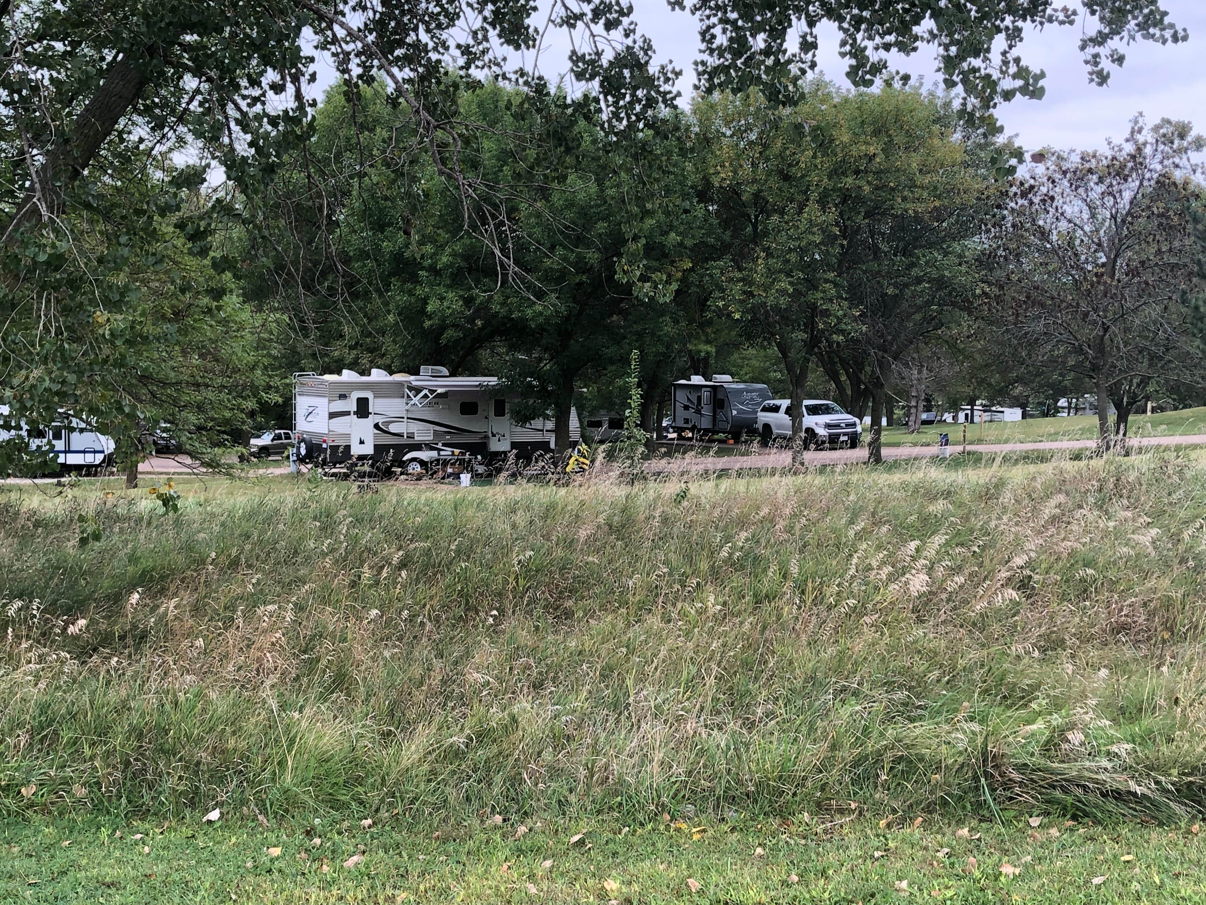 Pat V.'s photo of rv camping at Eugene T. Mahoney State Park Campground near Raymond, NE