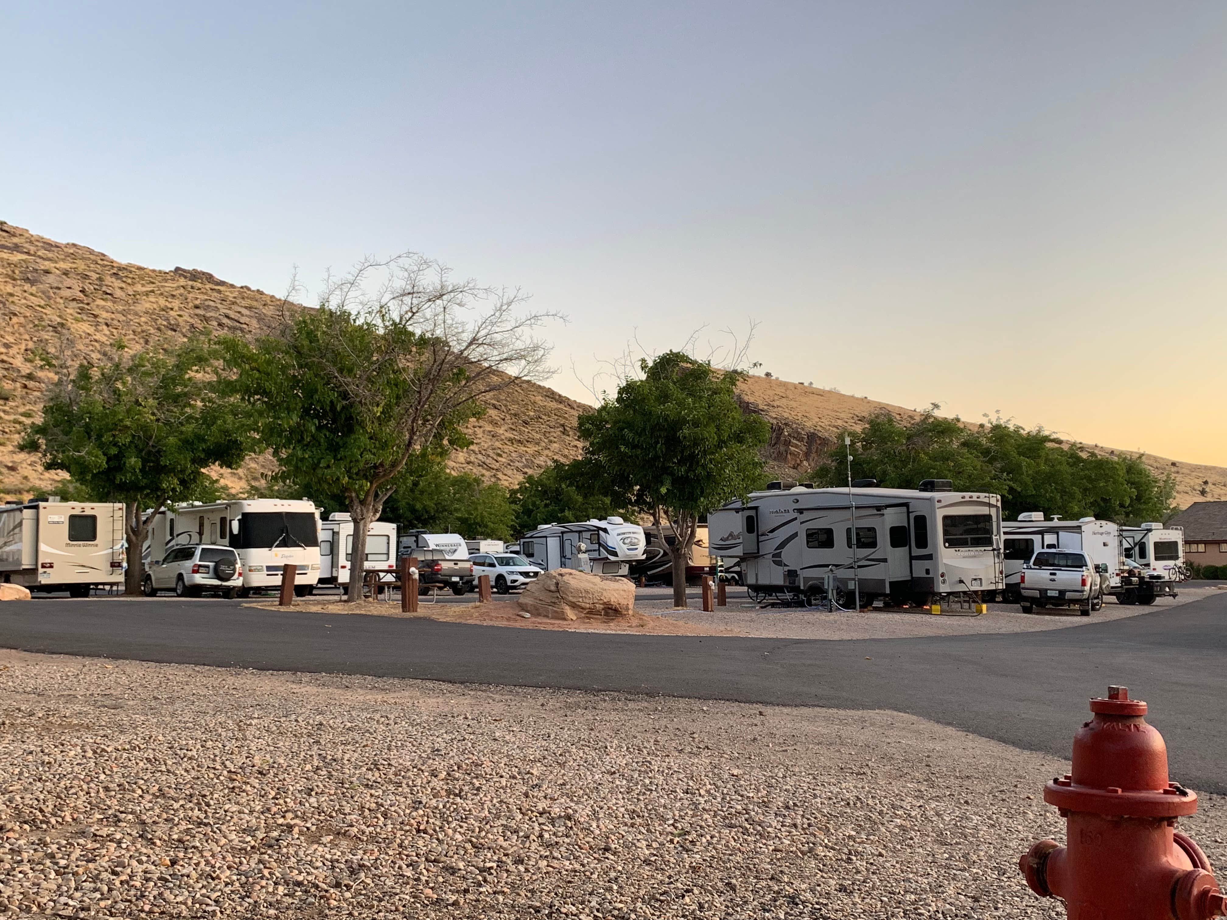 Michelle L.'s photo of rv camping at St. George / Hurricane KOA Journey near Pine Valley, UT