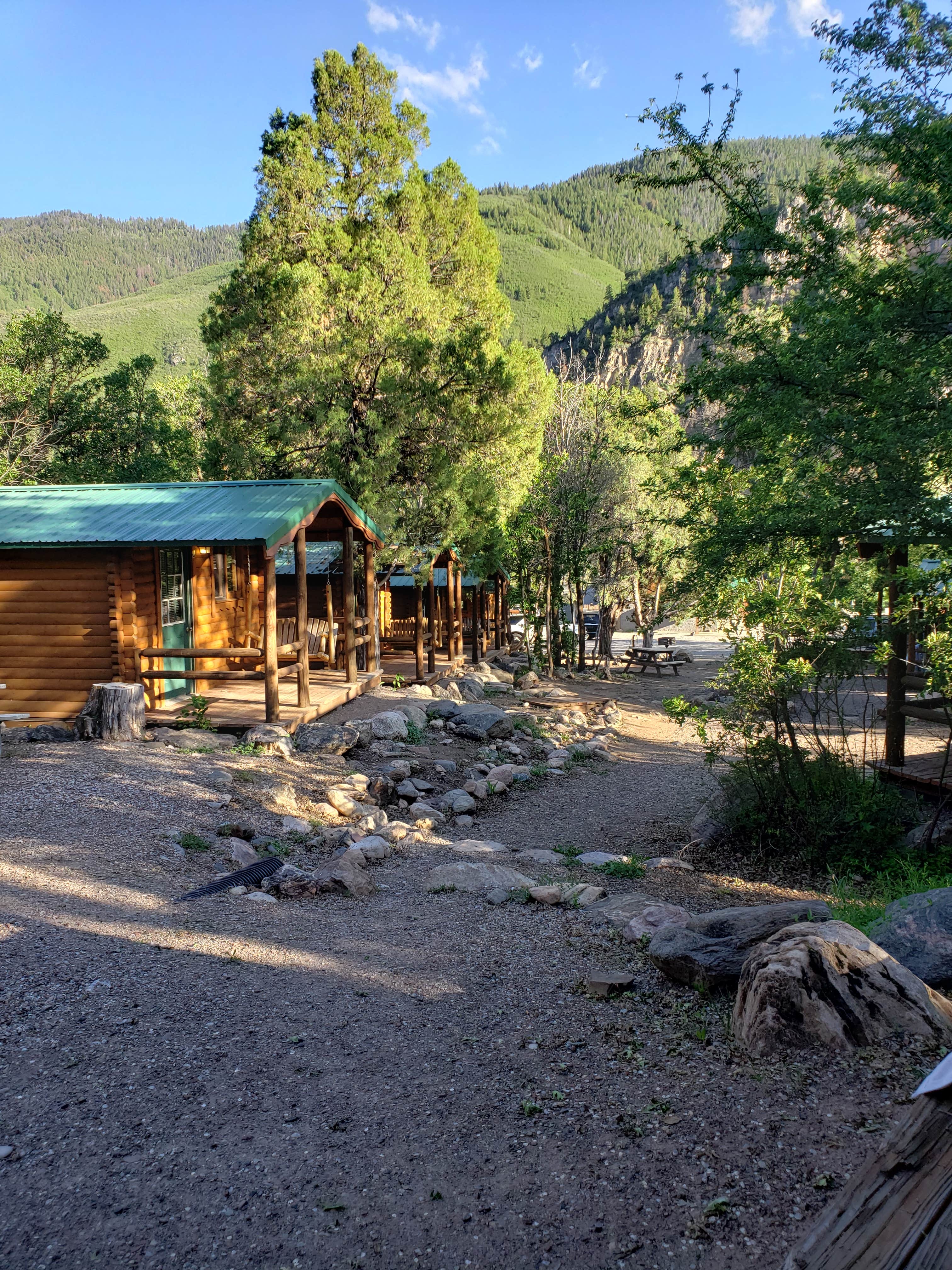 Kellie M.'s photo of a cabin at Glenwood Canyon Resort near Rifle, CO