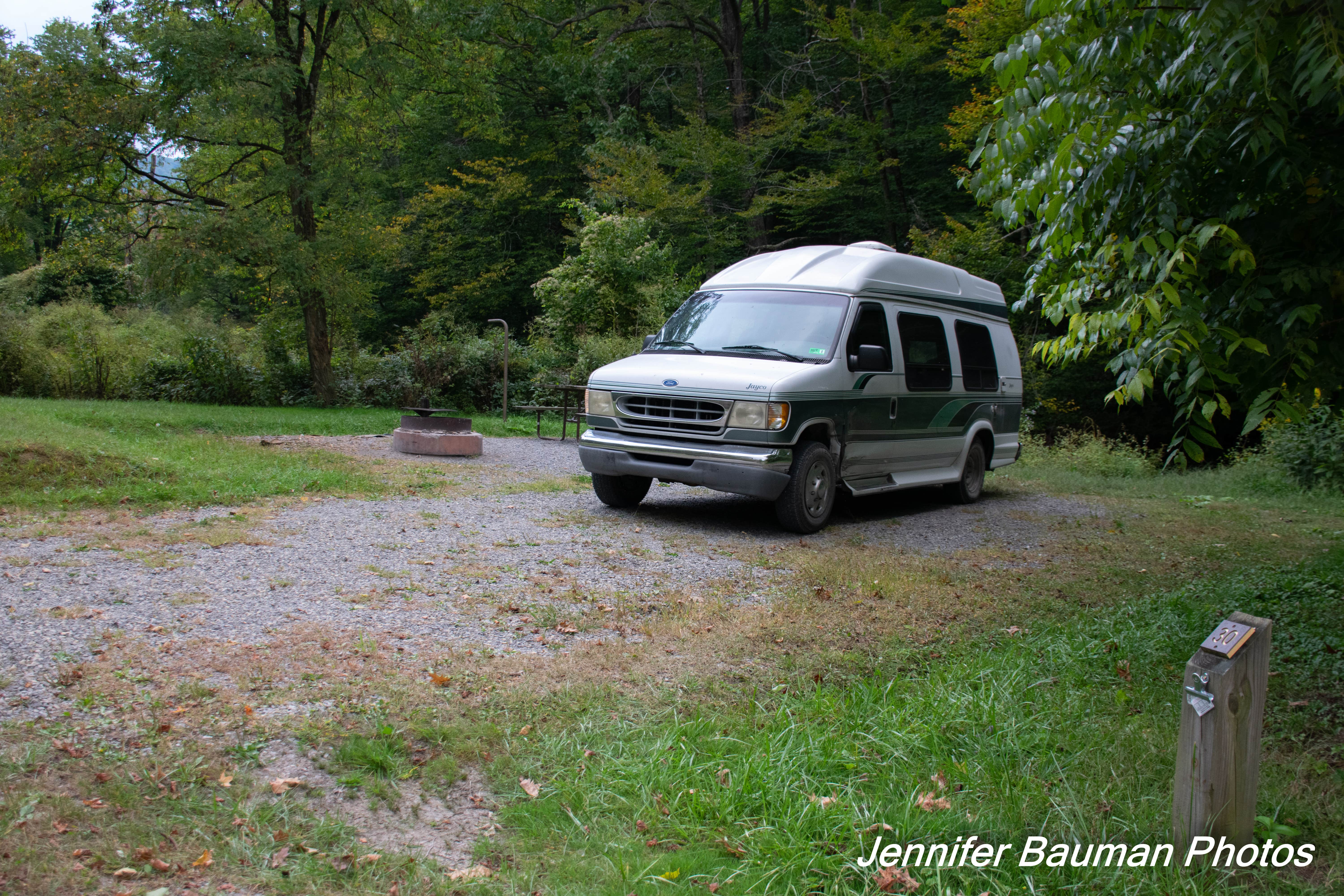 Jennifer B.'s photo of rv camping at Cranberry Campground near Craigsville, WV