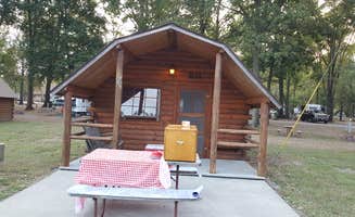 Kenpocentaur K.'s photo of glamping accommodations at Buckeye Lake-Columbus East KOA near Chillicothe, OH
