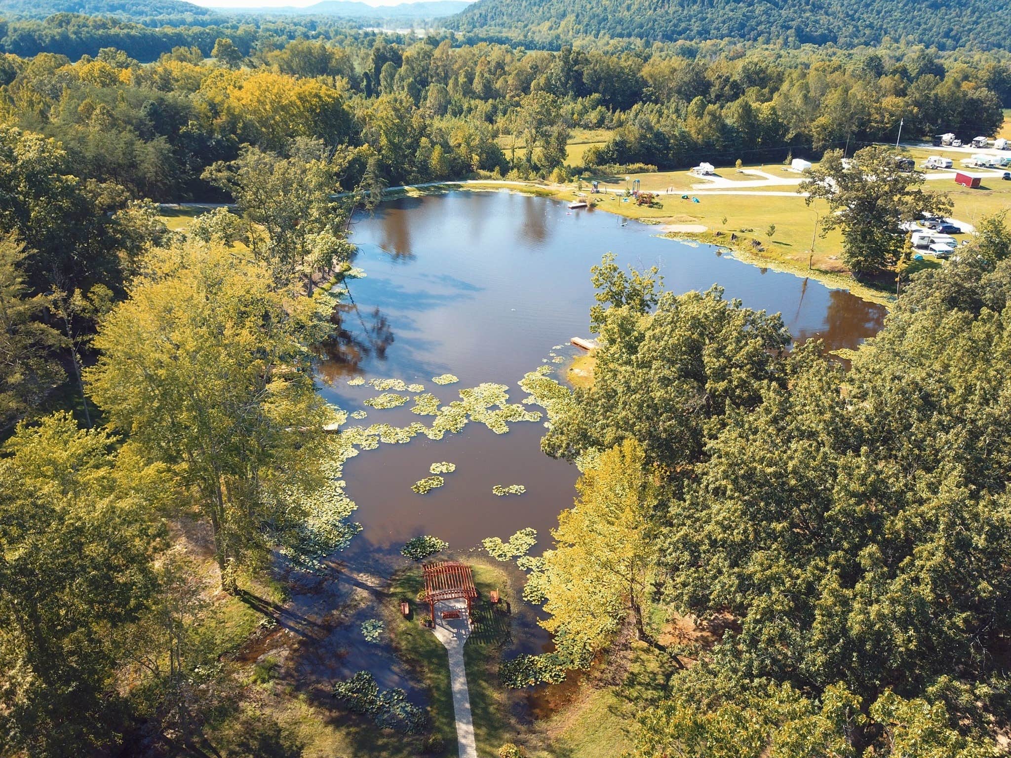 Camper-submitted photo at Callie’s Lake and Campground near Means, KY
