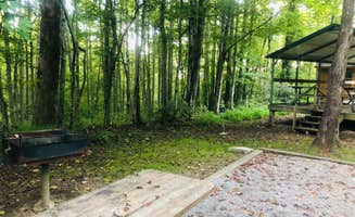 Shelly S.'s photo of glamping accommodations at Natural Tunnel State Park Campground near Norton, VA