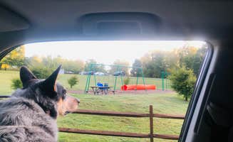Shelly S.'s photo of camping with pets at Natural Tunnel State Park Campground near Eolia, KY