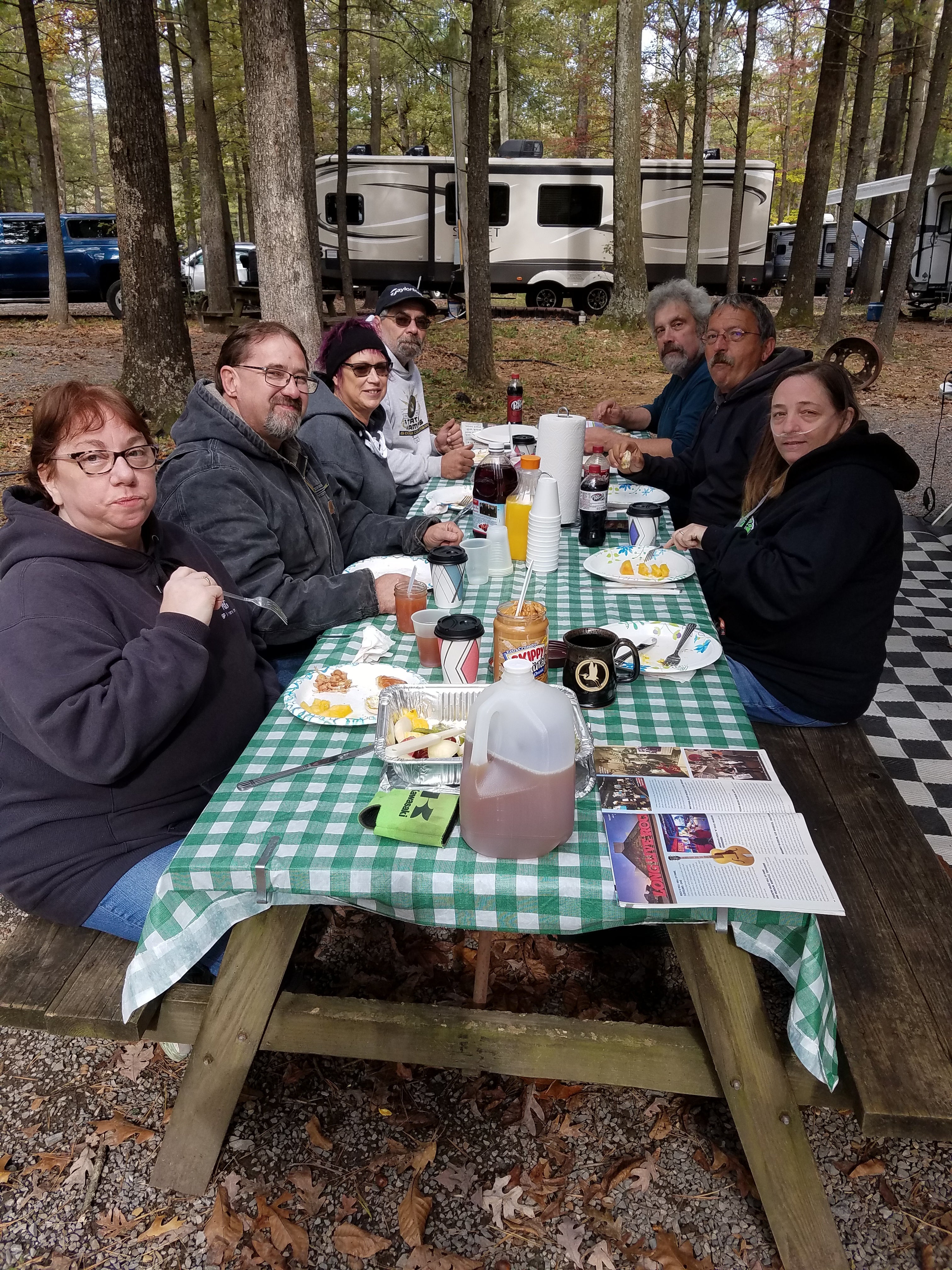 Breakfast with friends. October 2018