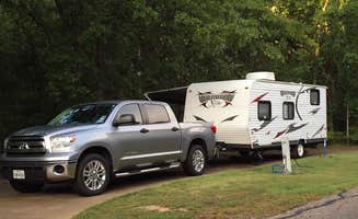 Tammie L.'s photo of rv camping at Liberty Grove Campground — Cooper Lake State Park Doctors Creek Unit near Cooper, TX