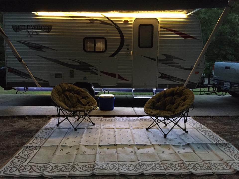 Tammie L.'s photo of rv camping at Liberty Grove Campground — Cooper Lake State Park Doctors Creek Unit near Ladonia, TX