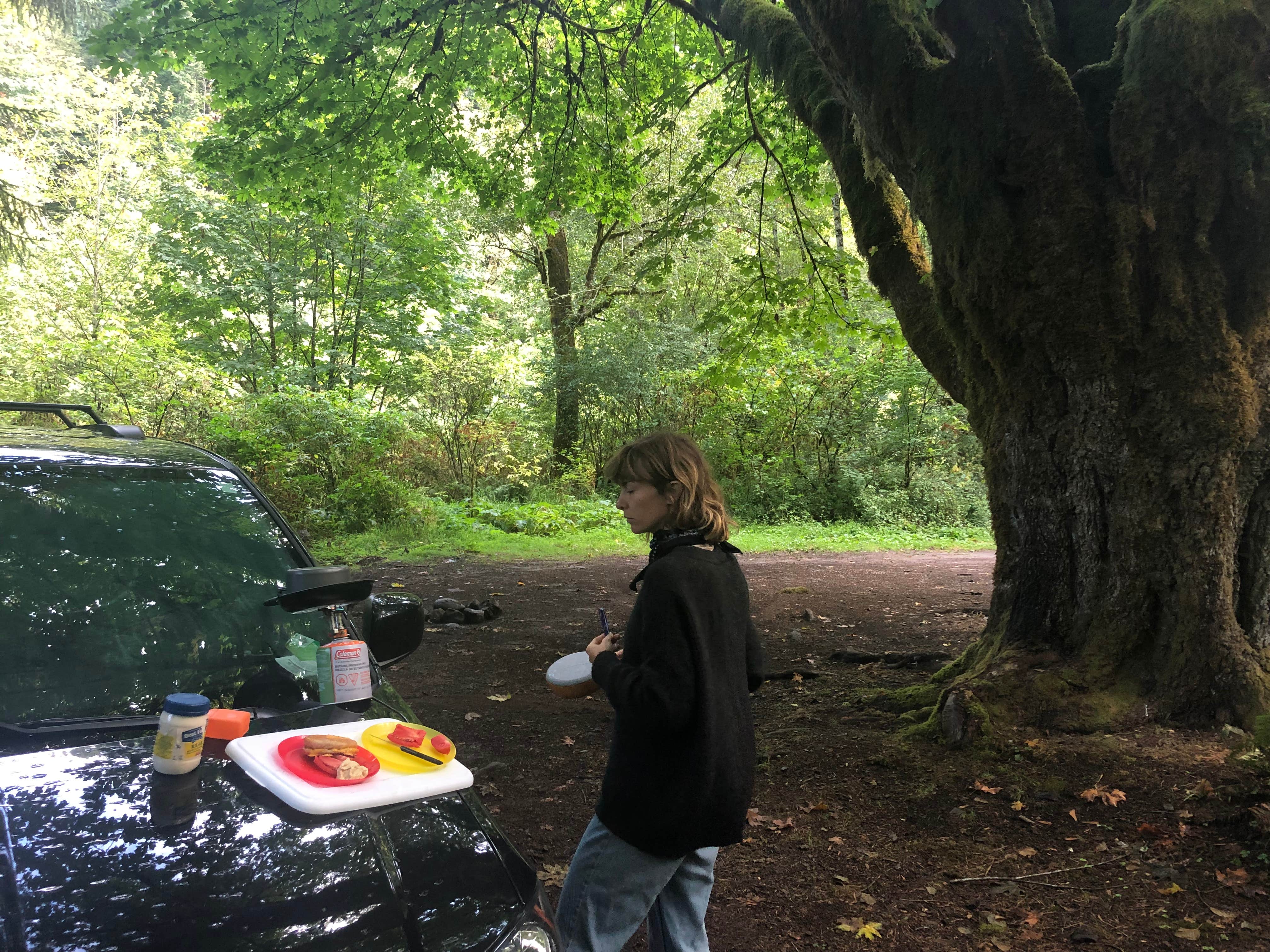 Dani F.'s photo at Tillamook Forest Dispersed on the Nehalem River near Tillamook State Forest