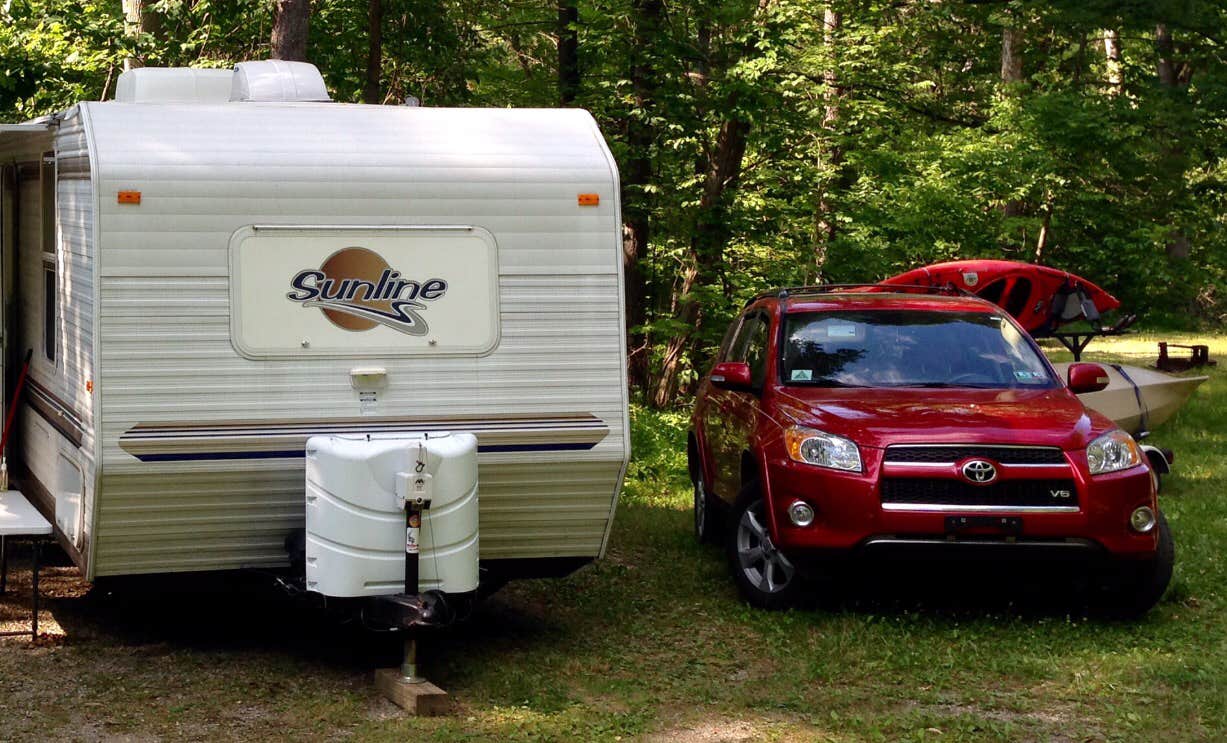 Rebecca E.'s photo of rv camping at Primitive Camping Area — Bald Eagle State Park near Cammal, PA