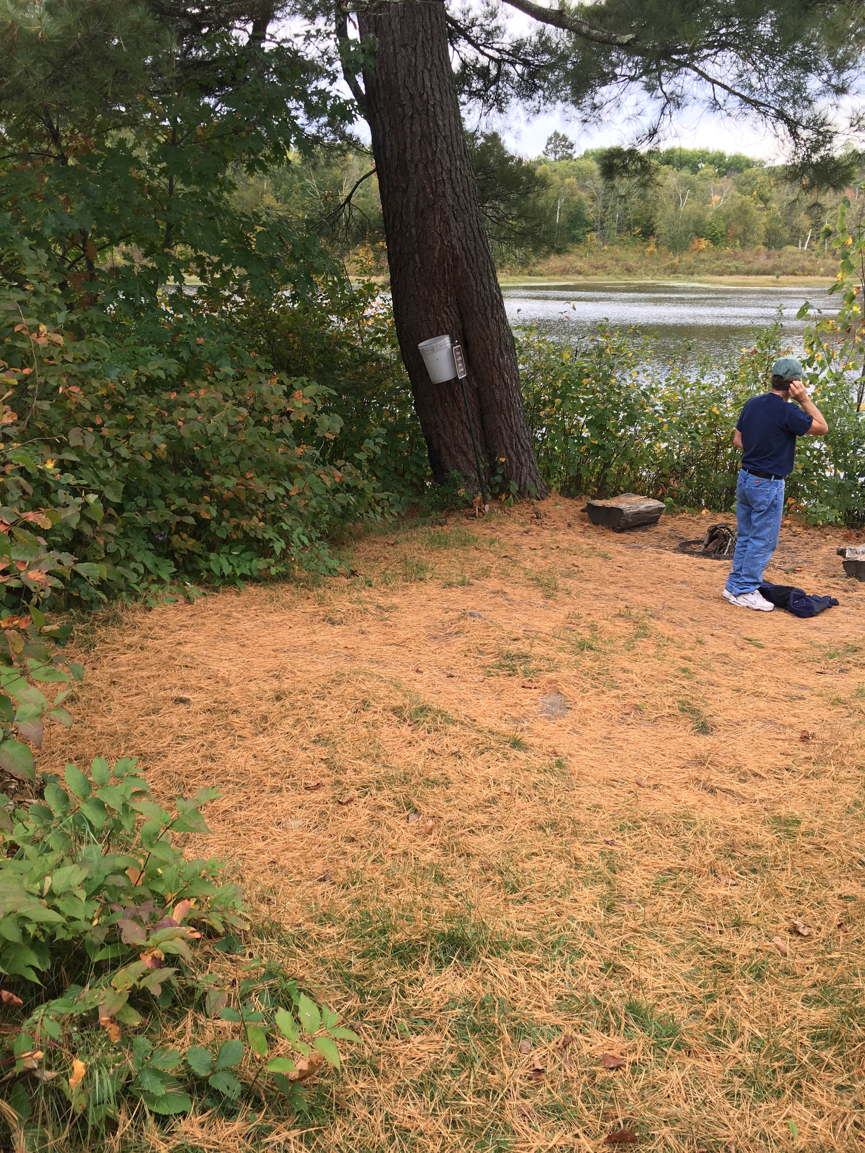 Camper-submitted photo at Iron Corner Lake Remote Backpacker Site — Itasca State Park near Midway, MN