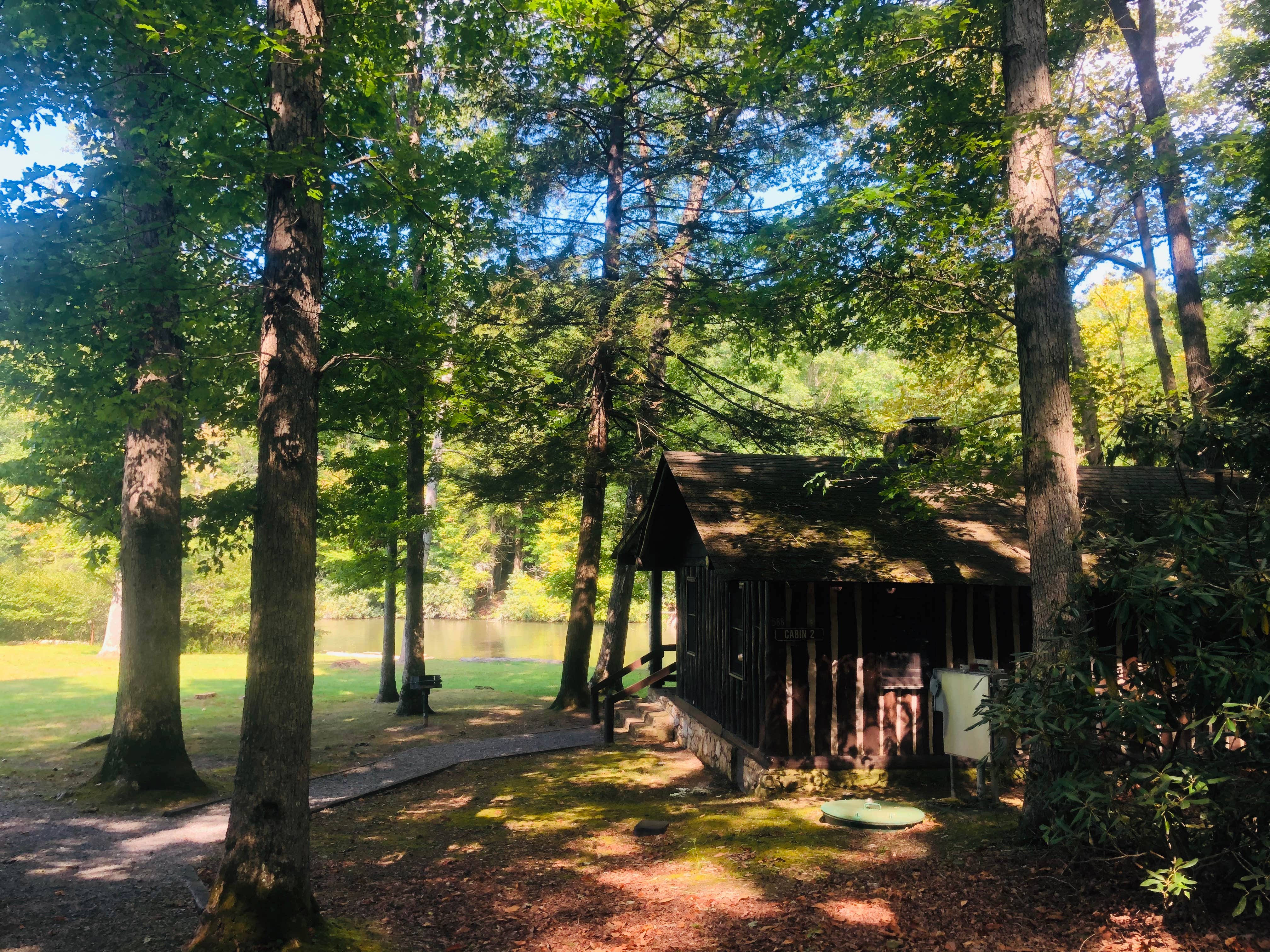 Shelly S.'s photo of glamping accommodations at Royal Oak Campground — Hungry Mother State Park near Bluefield, VA