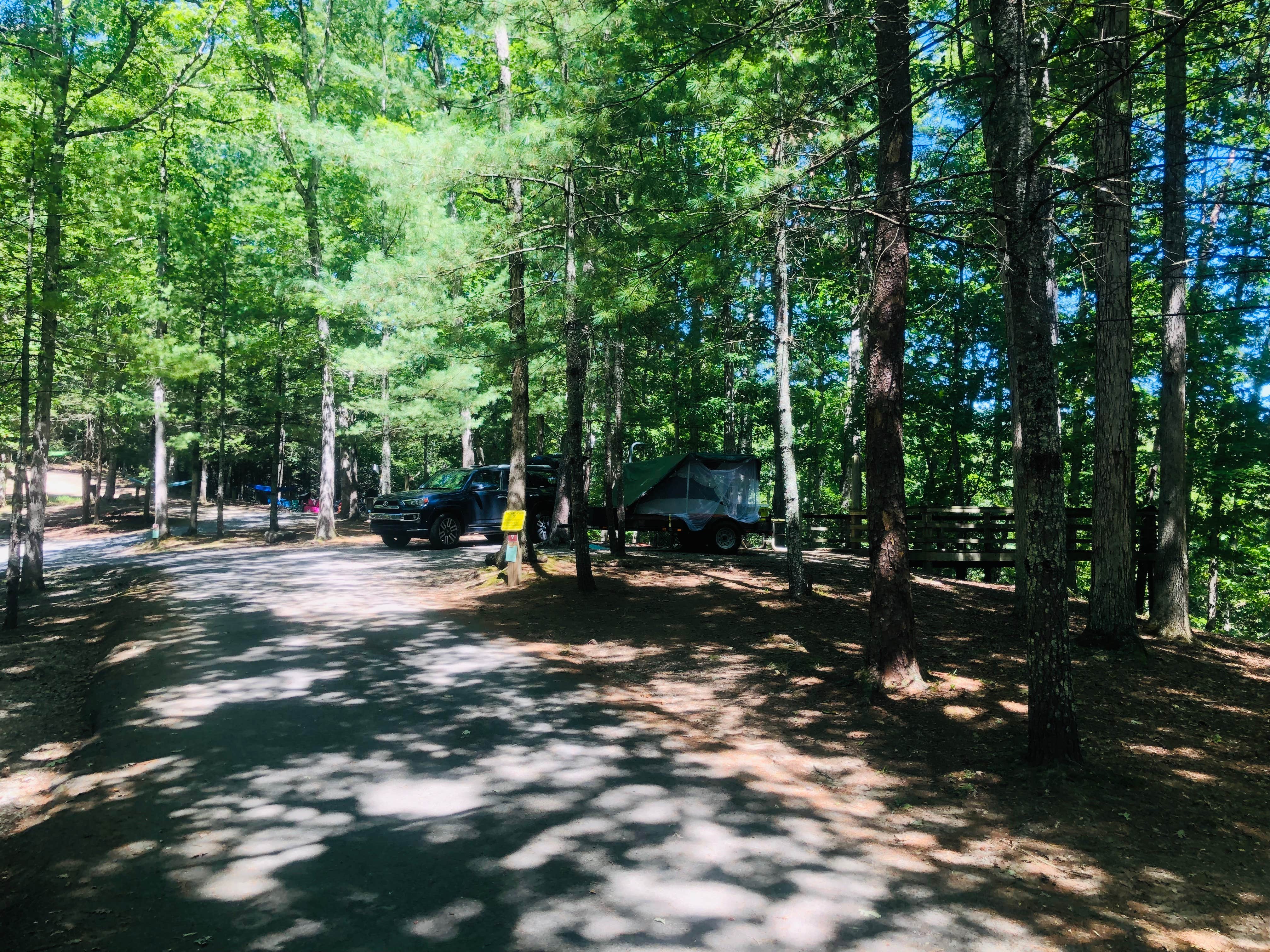 Shelly S.'s photo of tent camping at Royal Oak Campground — Hungry Mother State Park near Cleveland, VA