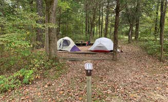 TJ V.'s photo of tent camping at Turkey Ridge Campground — Ferne Clyffe State Park near Altenburg, MO