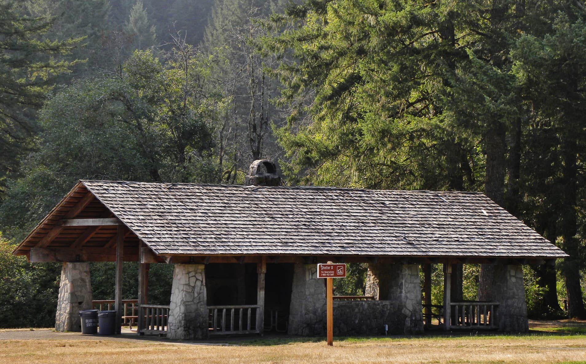 Myron C.'s photo of a cabin at Silver Falls State Park Campground near Monroe, OR