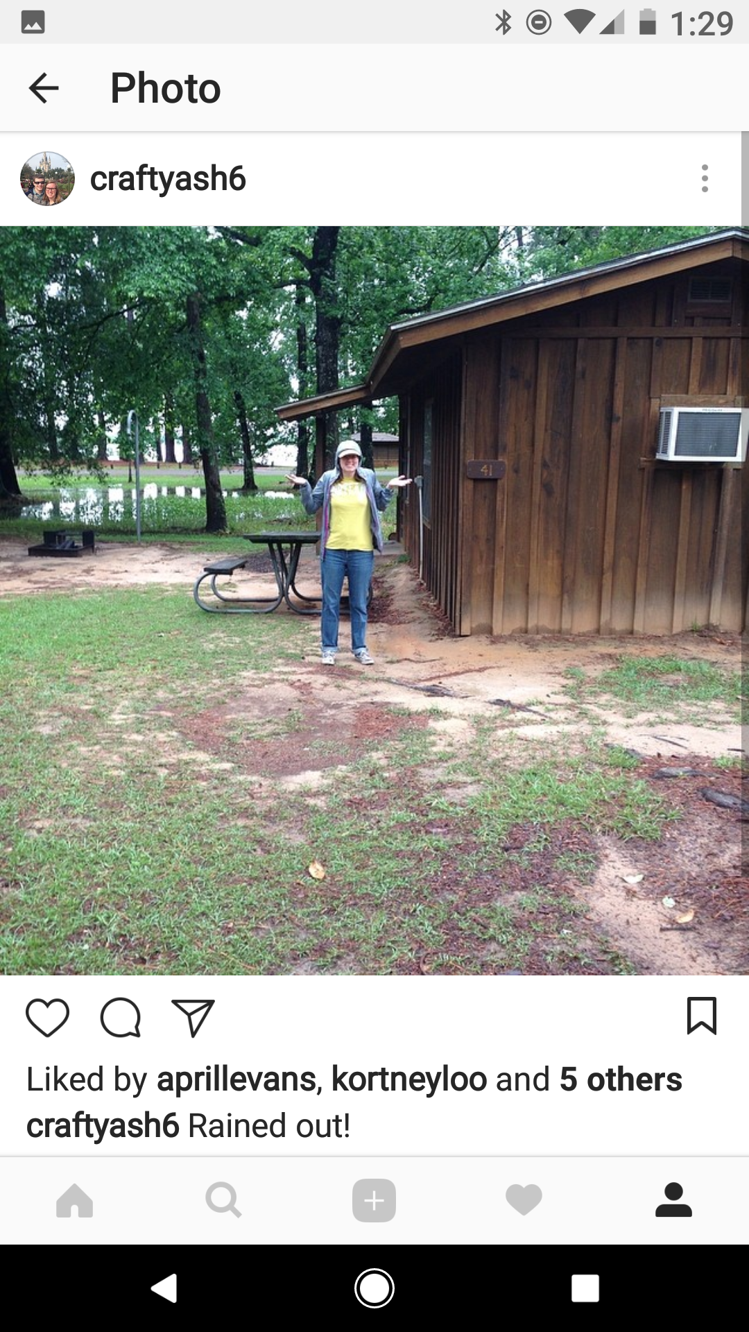Ashley C.'s photo of glamping accommodations at Martin Dies, Jr. State Park Campground near Big Thicket National Preserve